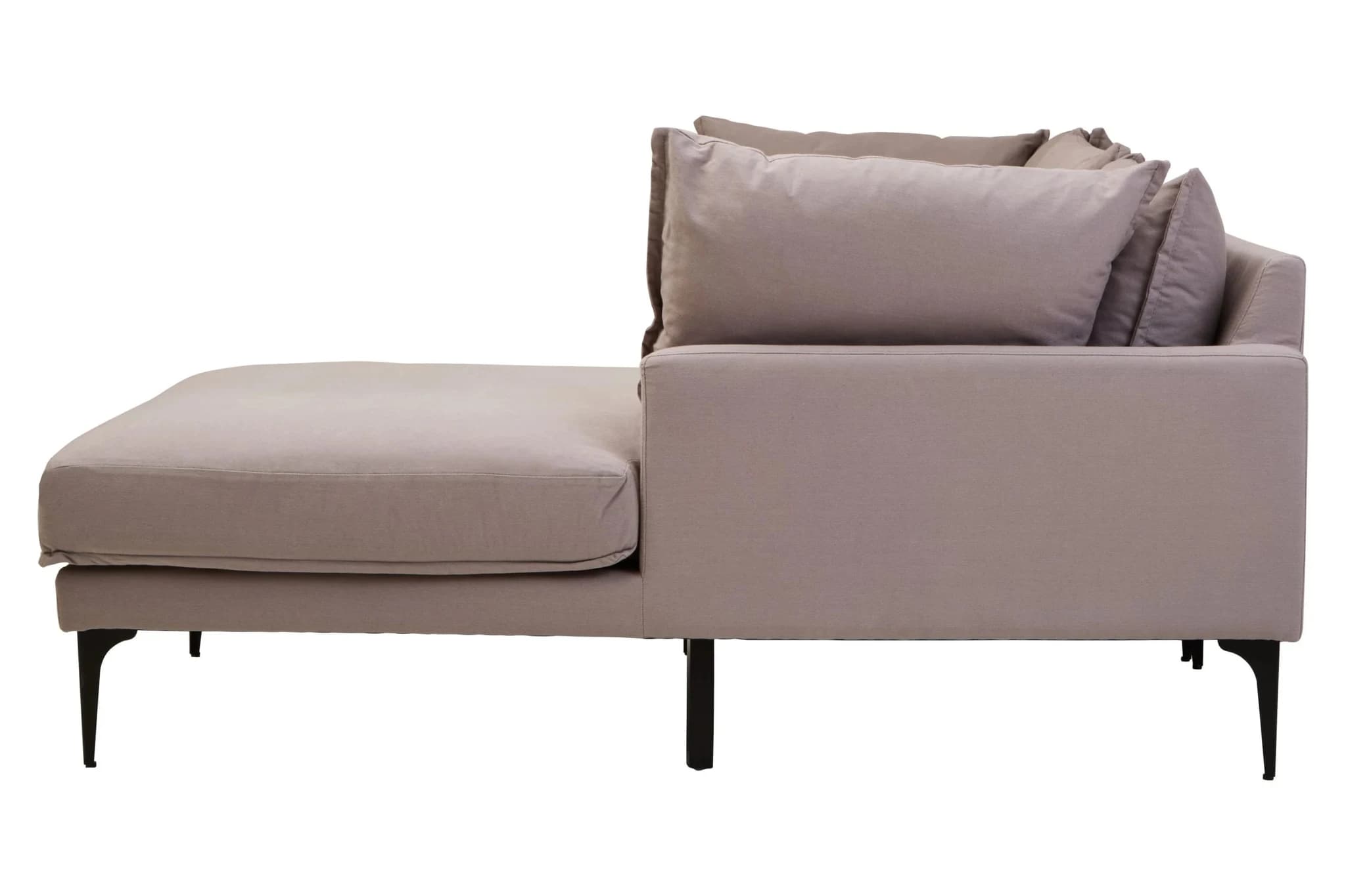 Troyes Grey Three Seat Right Chaise Sofa - Seating, photo 3 of 8