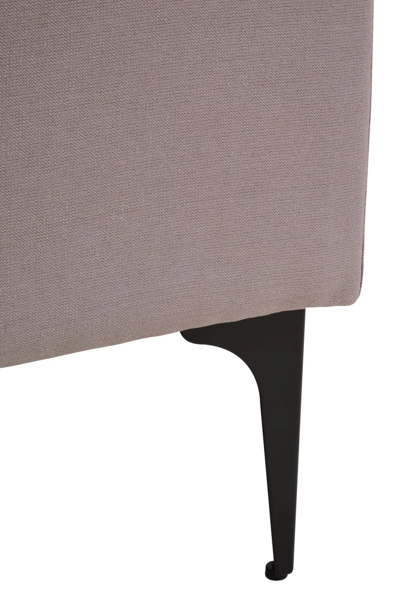 Troyes Grey Three Seat Right Chaise Sofa - Seating, photo 7 of 8