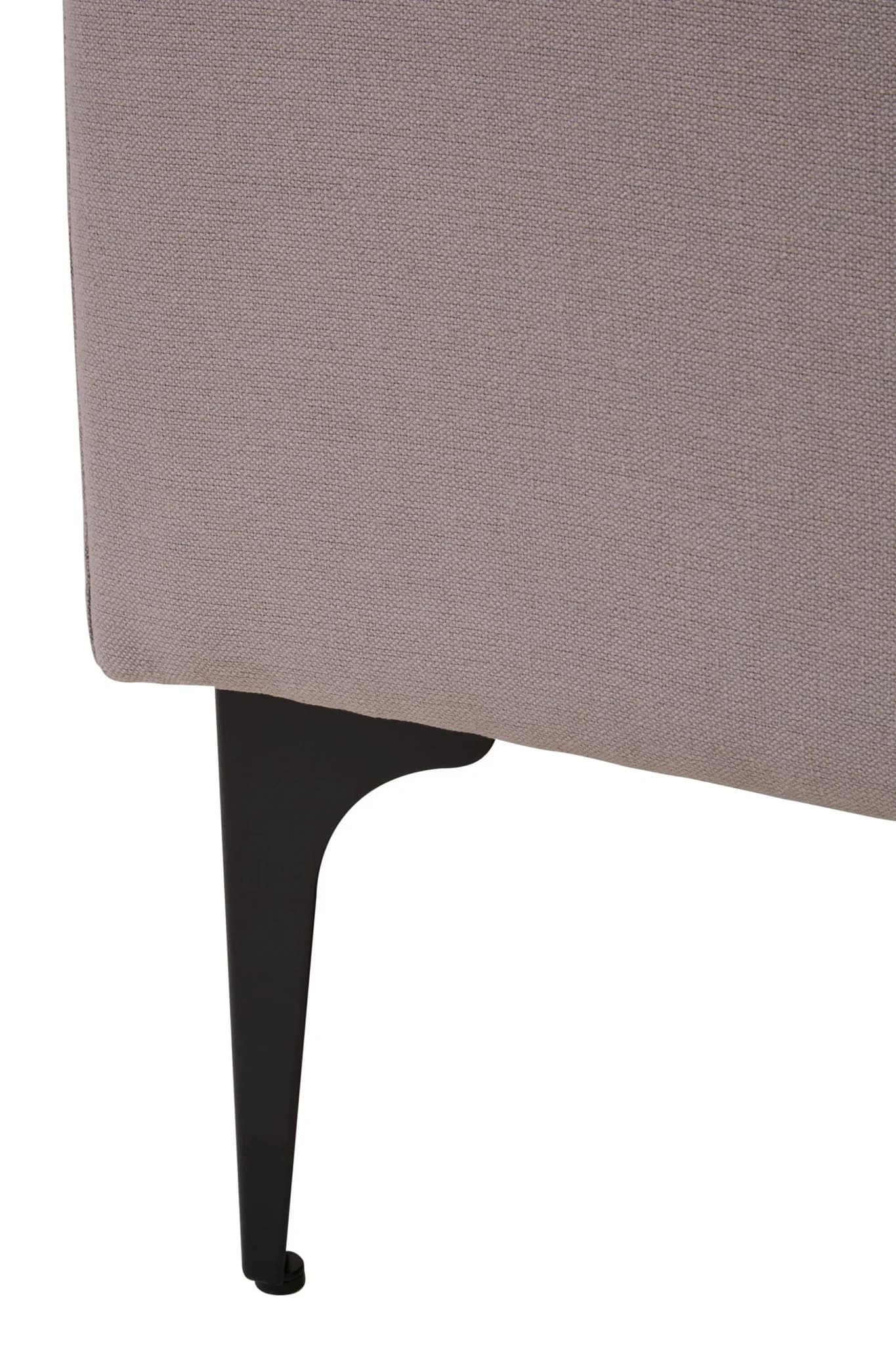 Troyes Grey Three Seat Left Chaise Sofa - Seating, photo 6 of 8
