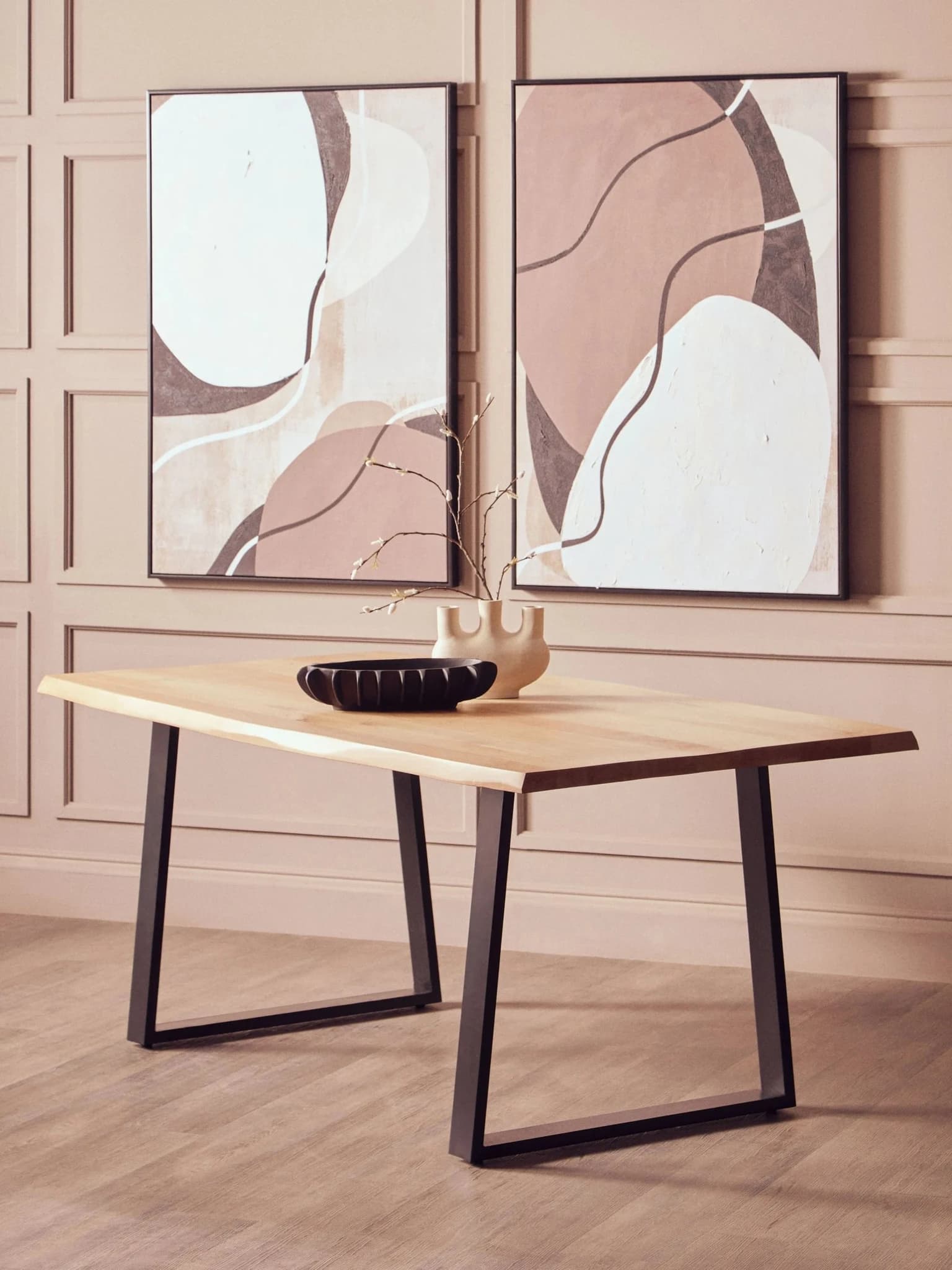 Persolo Mango Wood Live Edge Rectangular Dining Table - Tables, photo 7 of 8