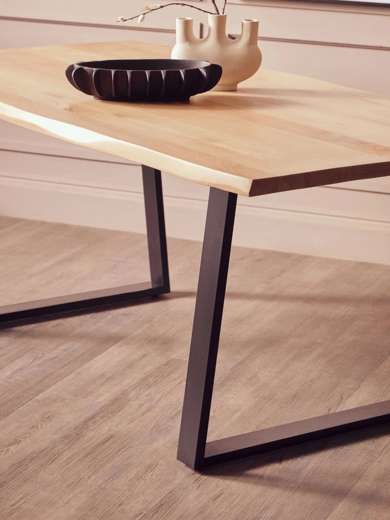 Persolo Mango Wood Live Edge Rectangular Dining Table - Tables, photo 6 of 8
