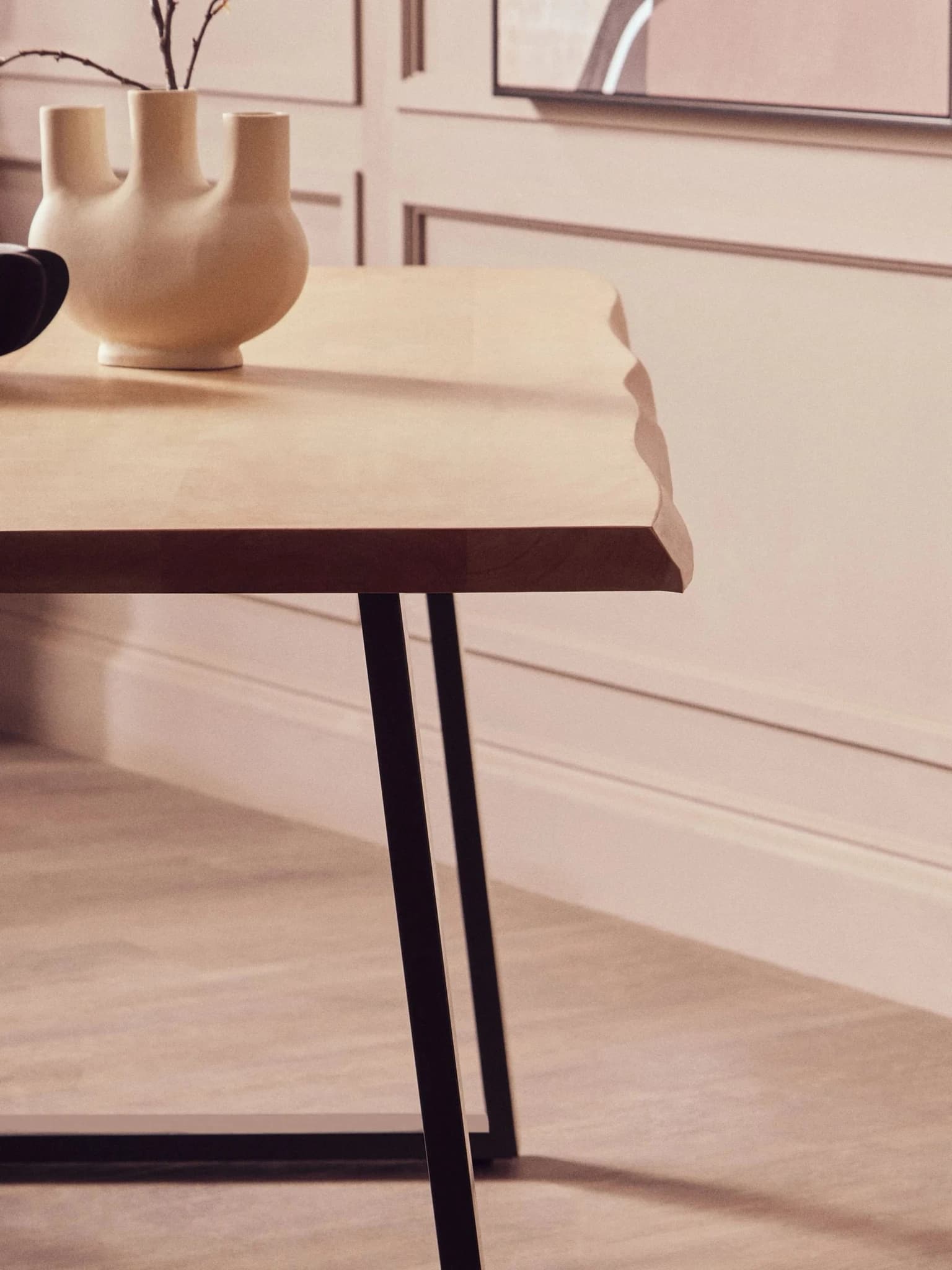 Persolo Mango Wood Live Edge Rectangular Dining Table - Tables, photo 5 of 8