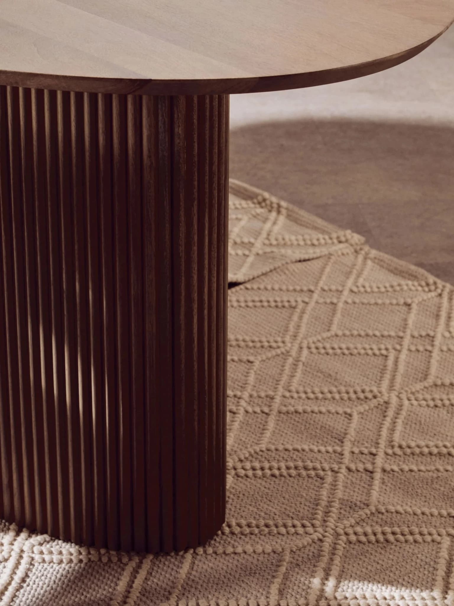 Torello Grey Mango Wood Oval Dining Table - Tables, photo 3 of 8