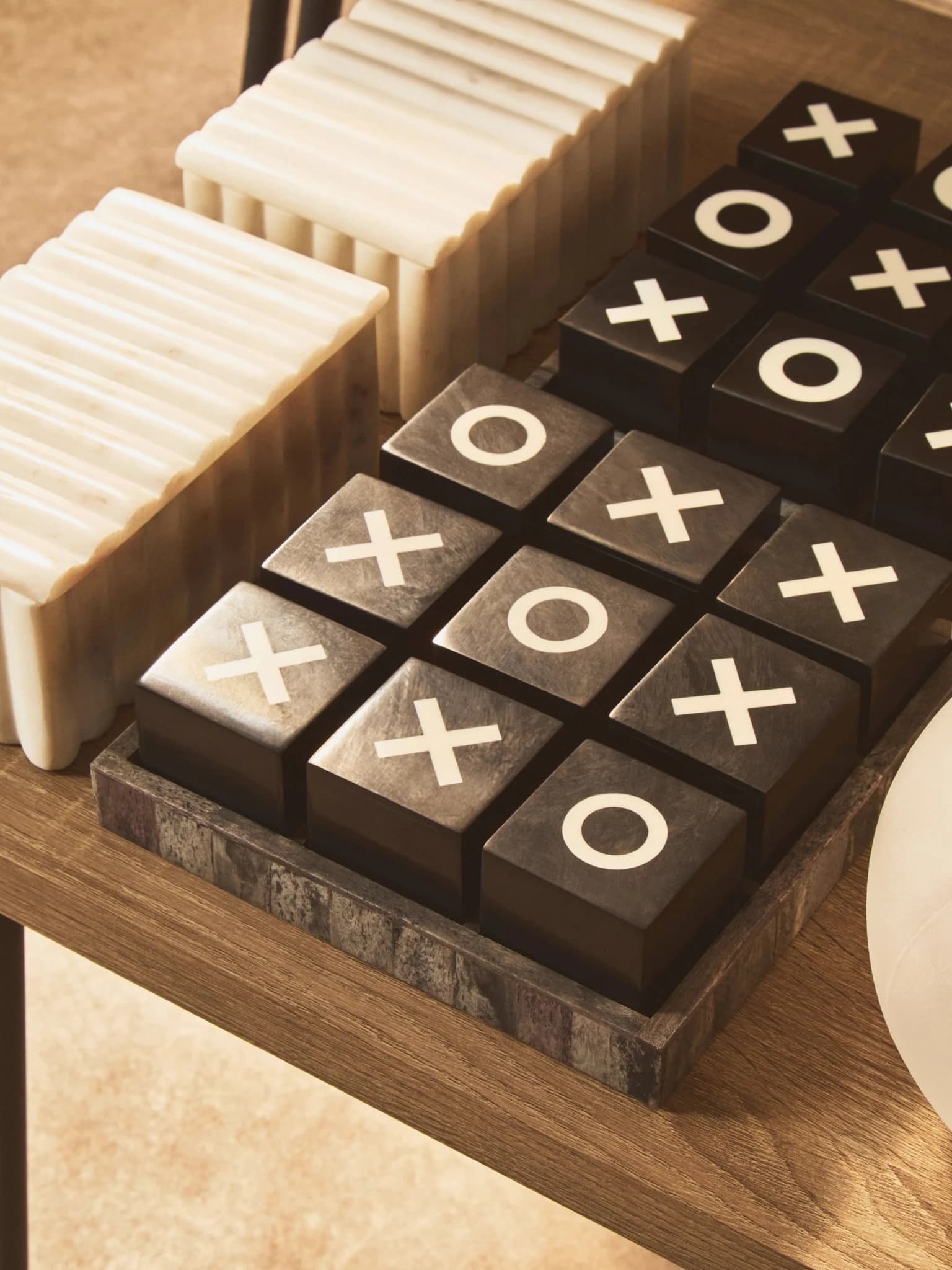 Churchill Games Black and White Noughts and Crosses - Decorative, photo 2 of 8