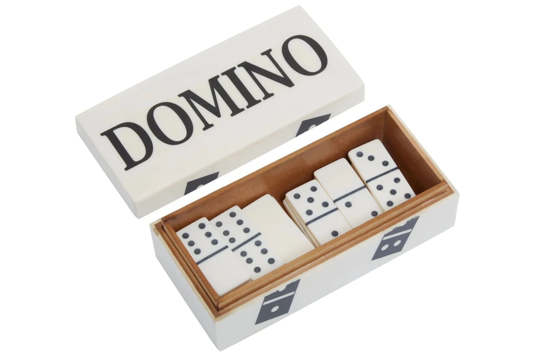 Churchill Games White and Black Domino Box - Decorative, photo 4 of 7