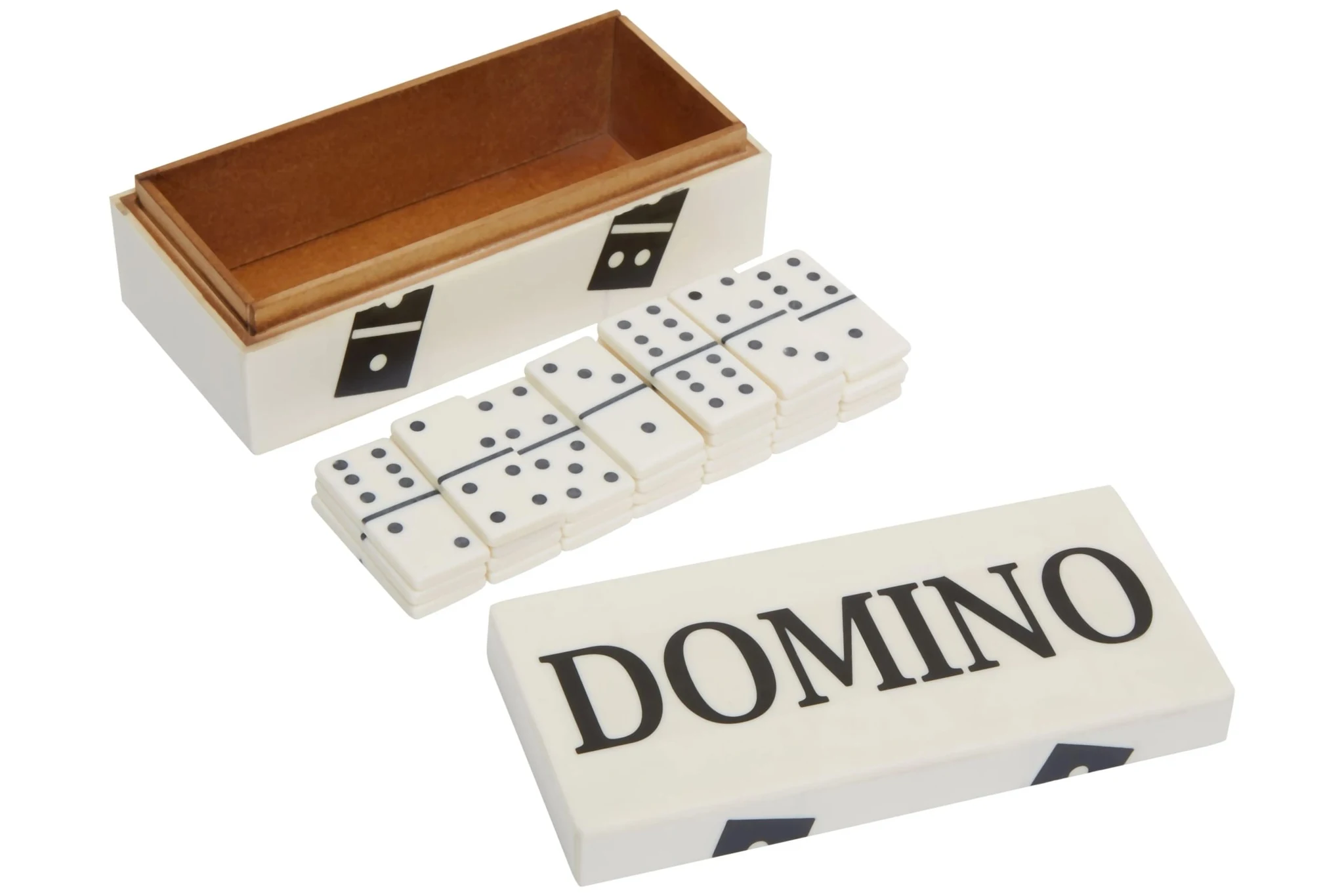 Churchill Games White and Black Domino Box - Decorative, photo 2 of 7