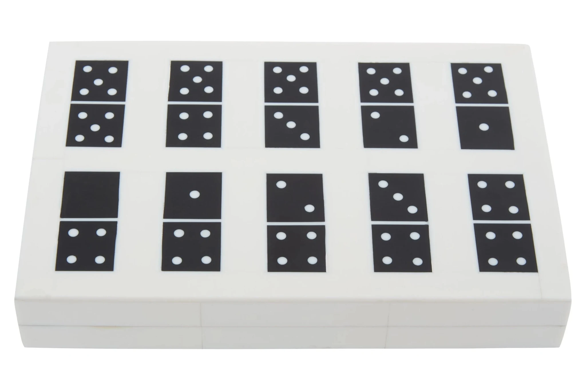 Churchill Games Black and White Domino Box Set - Decorative, photo 3 of 4