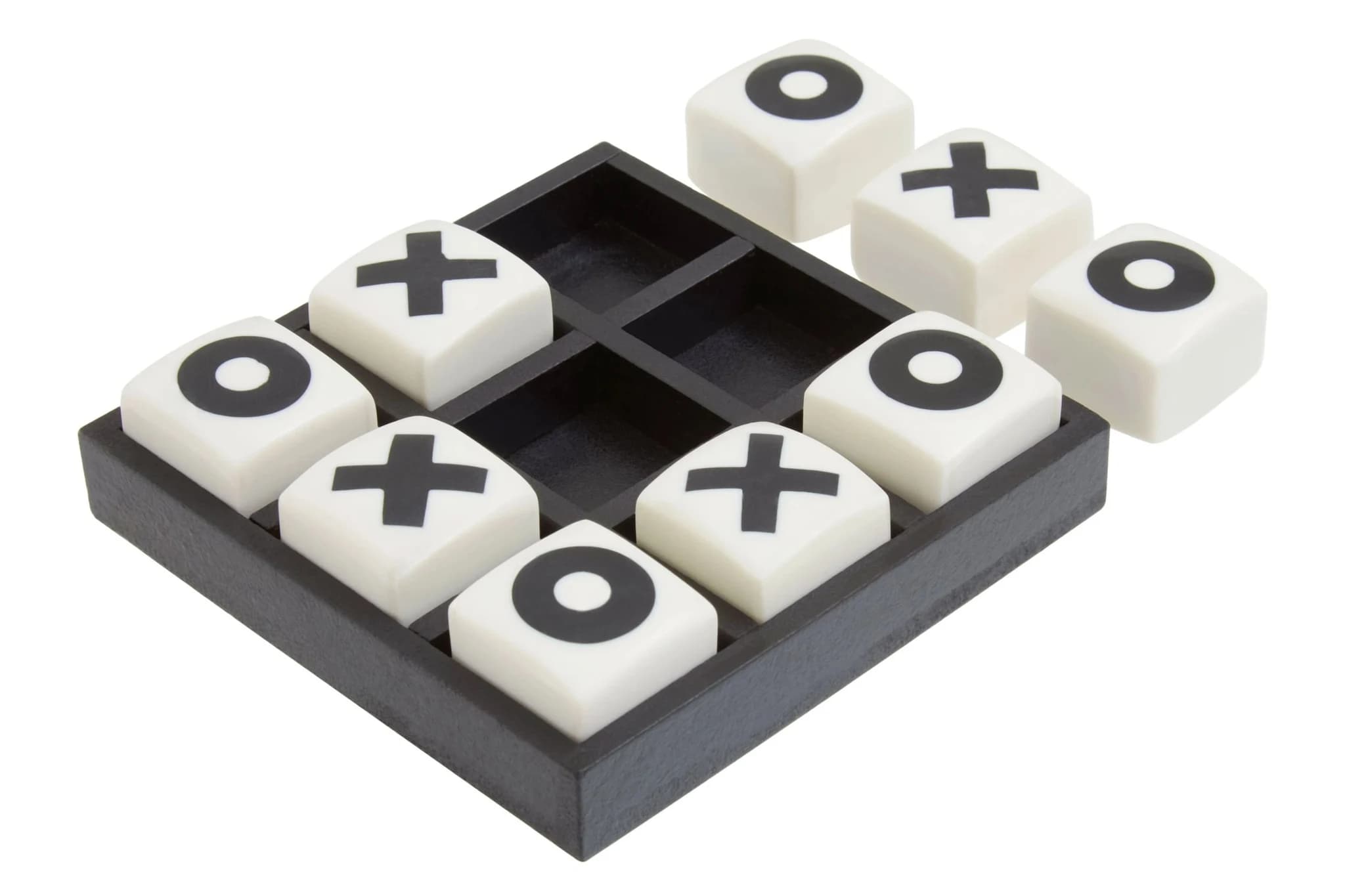 Churchill Games Extra Small White and Black Noughts and Crosses - Decorative, photo 2 of 5