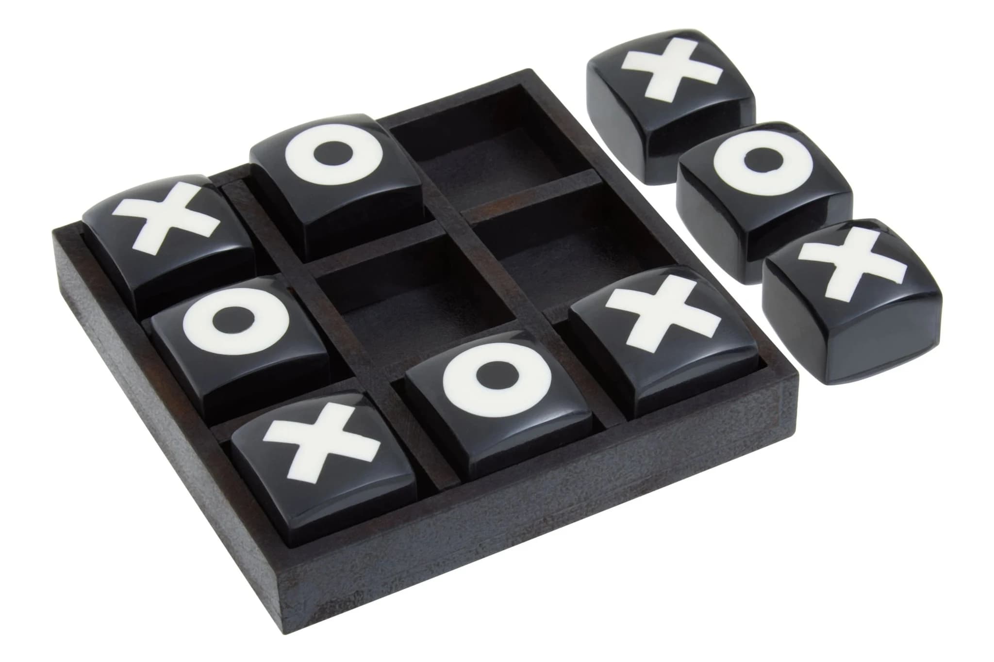Churchill Games Extra Small Black and White Noughts and Crosses - Decorative, photo 2 of 4
