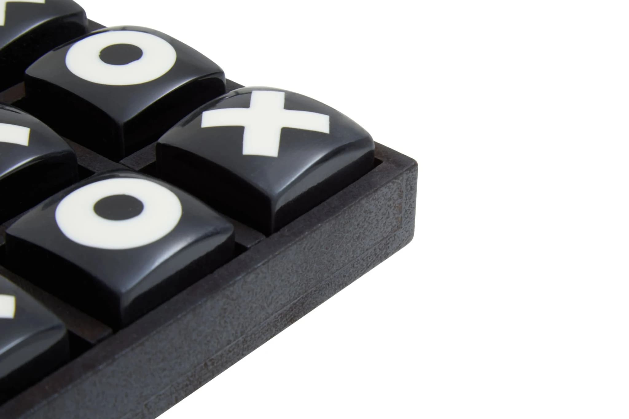 Churchill Games Extra Small Black and White Noughts and Crosses - Decorative, photo 3 of 4