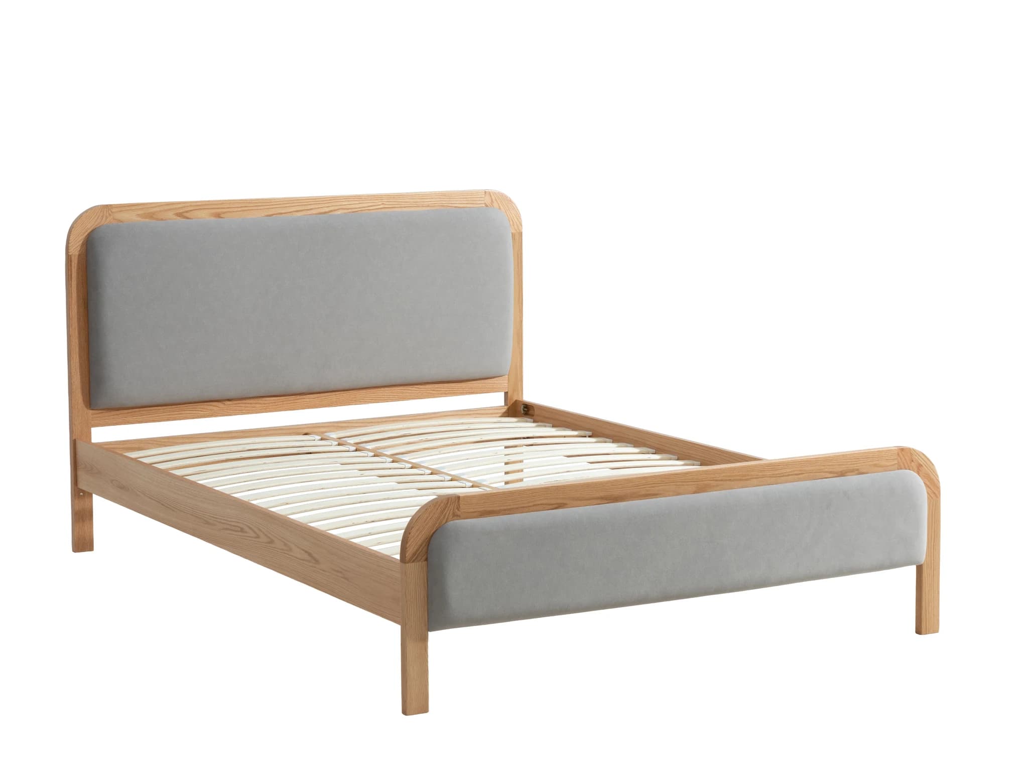 Amaya Double Bed Oak - Beds & bed frames, photo 3 of 10