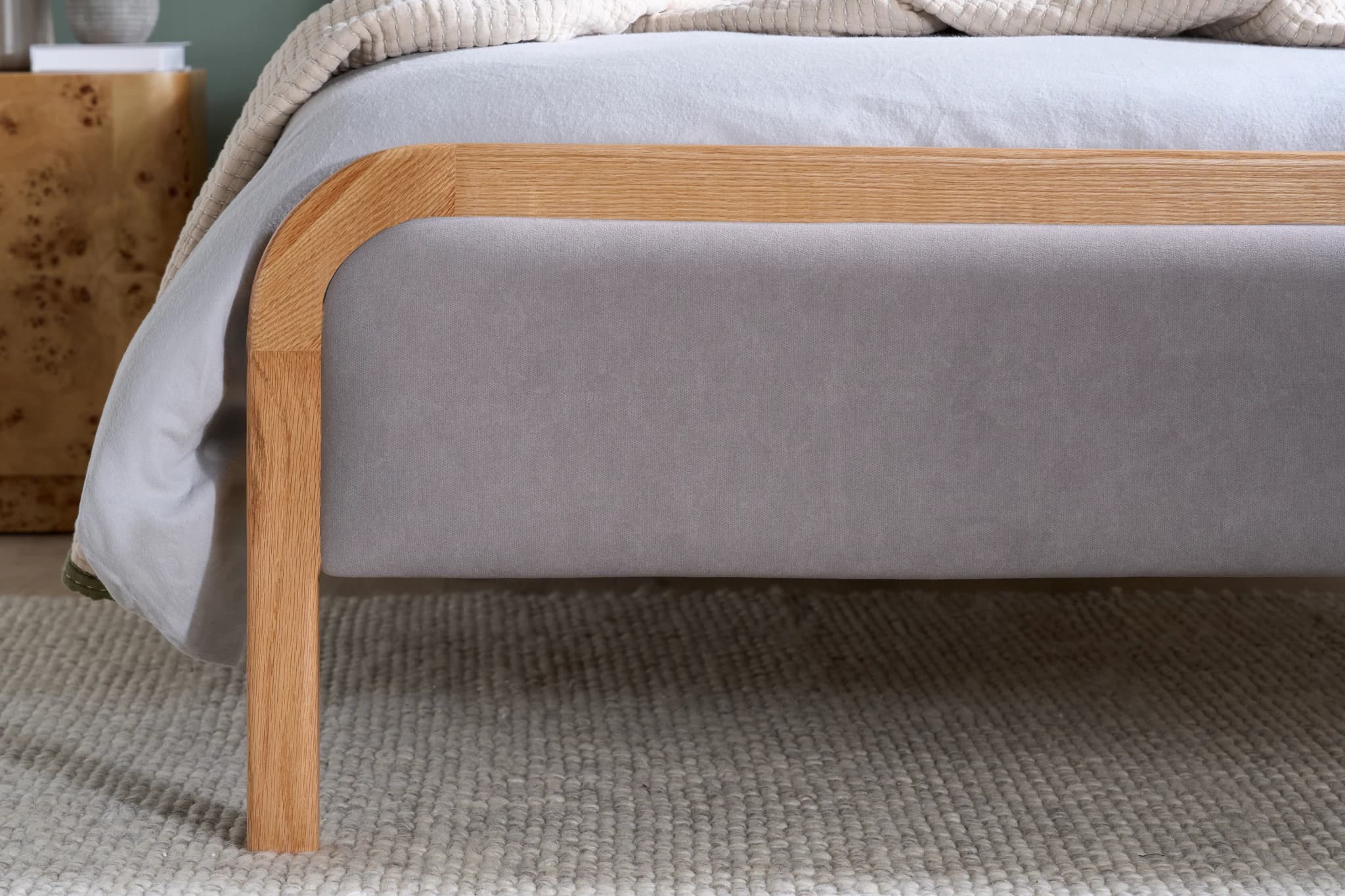 Amaya King Bed Oak - Beds & bed frames, photo 8 of 10