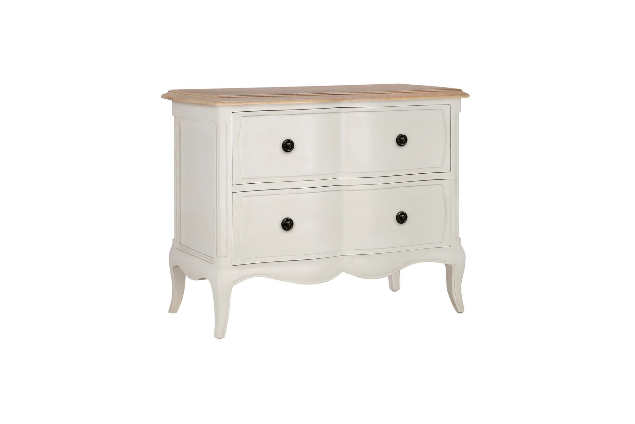 Amelie 2 Drawer Wide Bedside - Bedside tables, photo 2 of 3