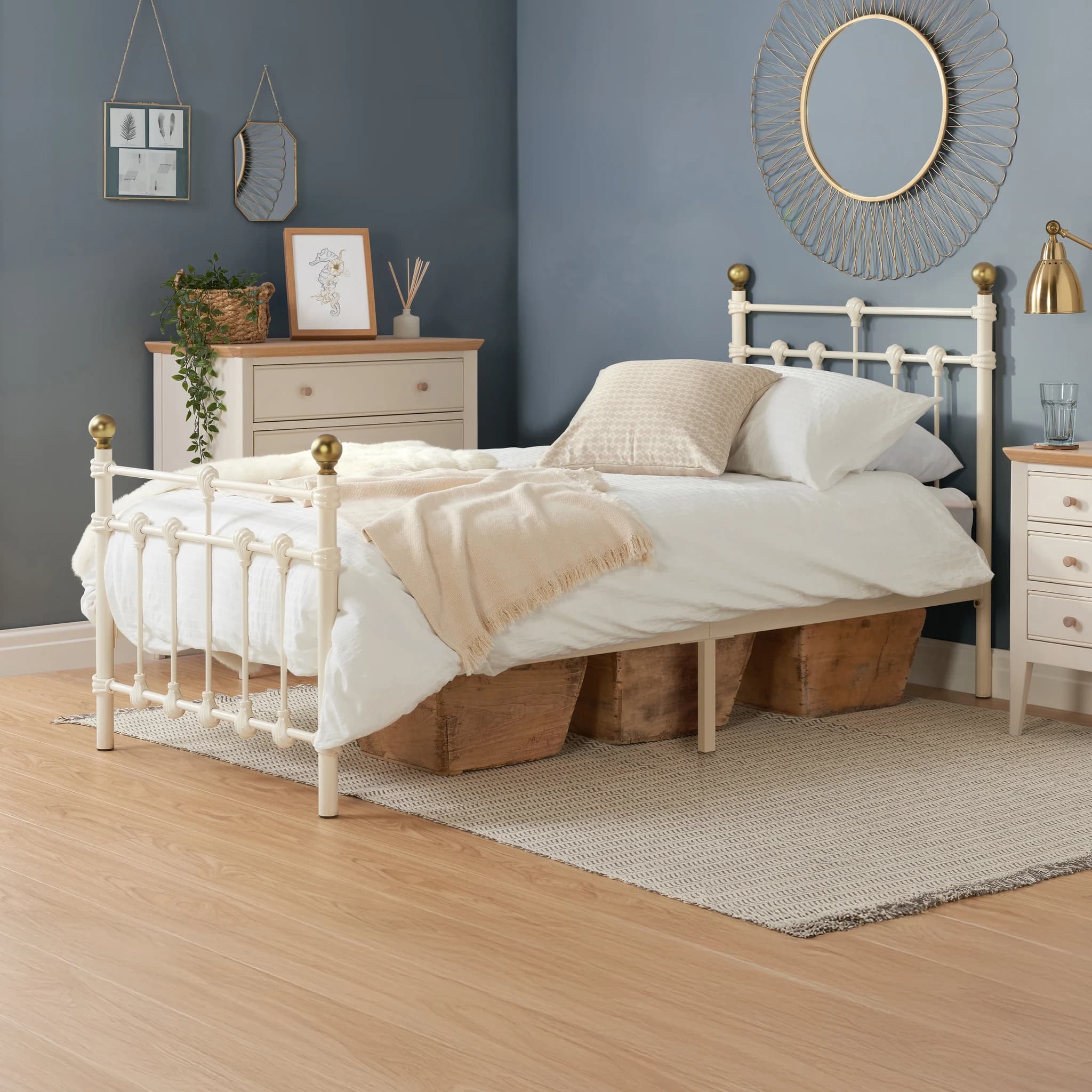 90cm Atlas Bed Cream - Beds & bed frames, photo 10 of 10