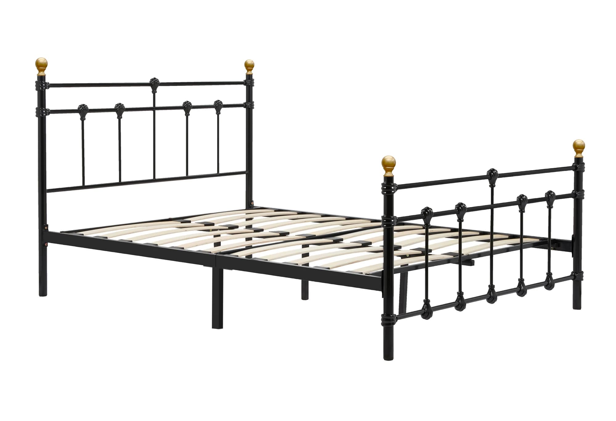 135cm Atlas Bed Black - Beds & bed frames, photo 4 of 10