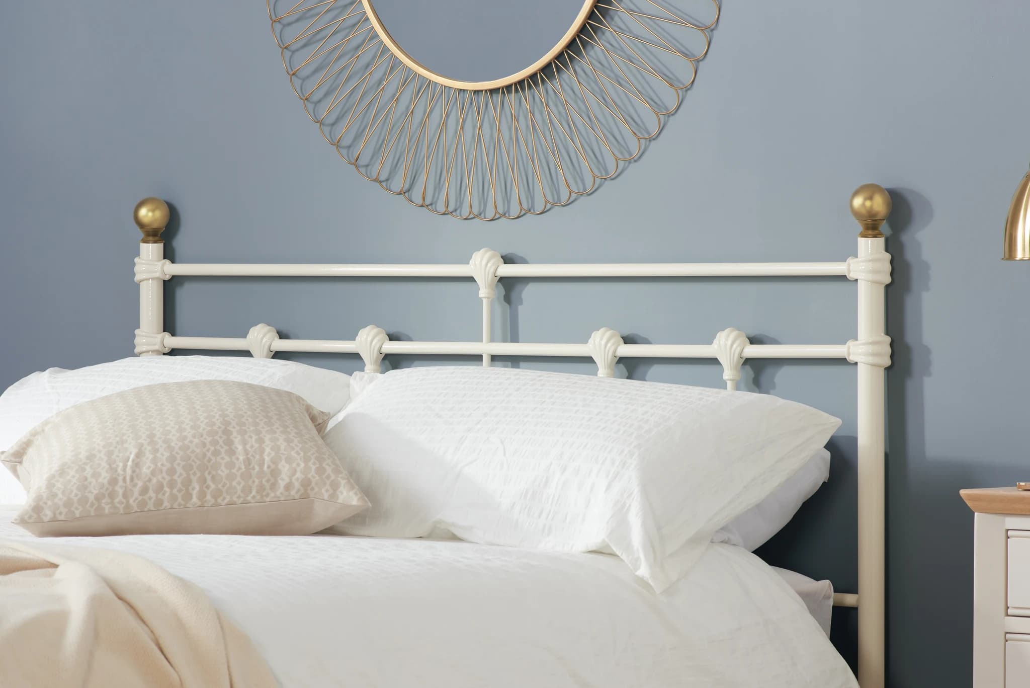 120cm Atlas Bed Cream - Beds & bed frames, photo 2 of 10