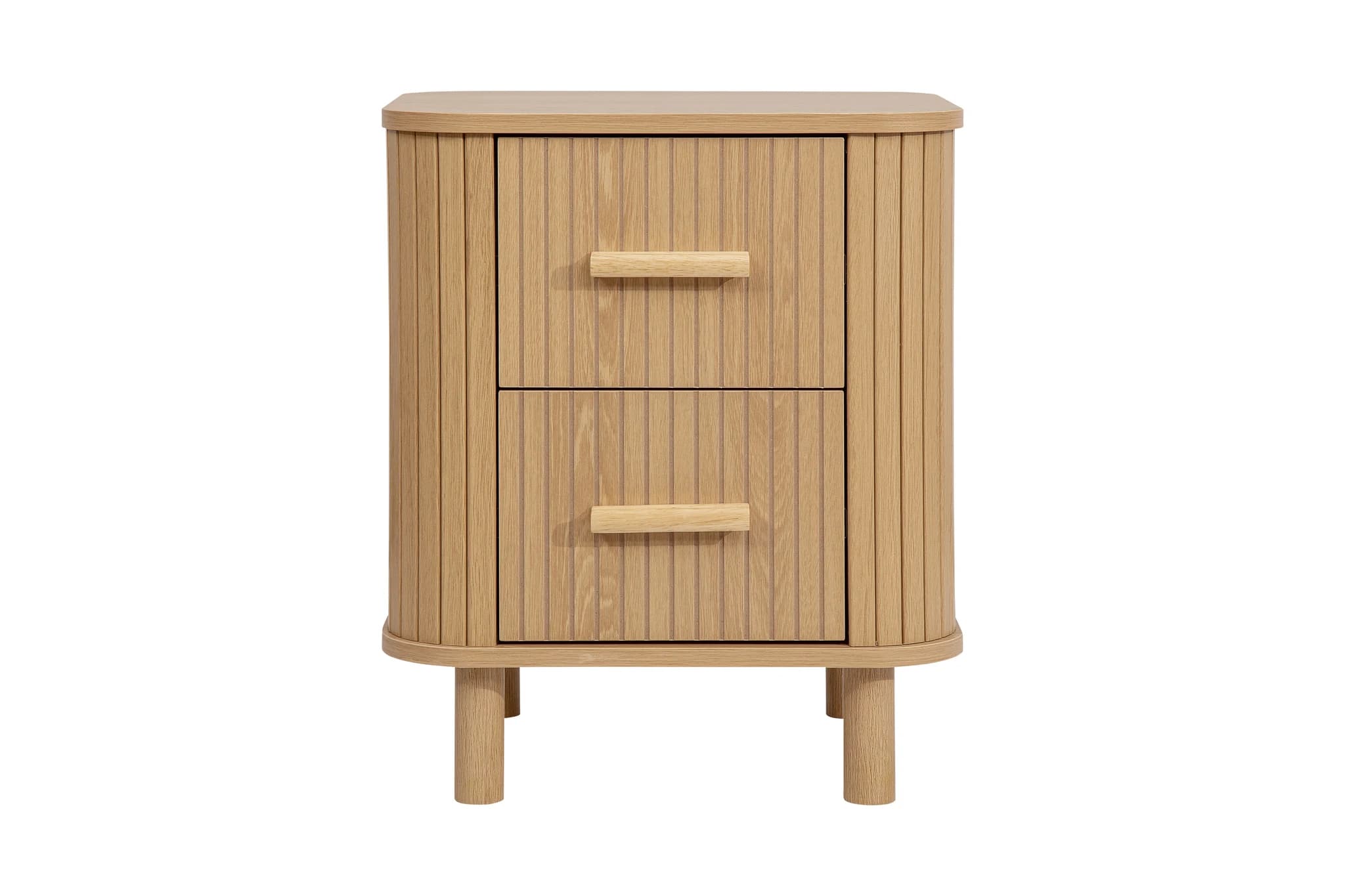 Axel 2 Drawer Fluted Bedside - Bedside tables, photo 4 of 10