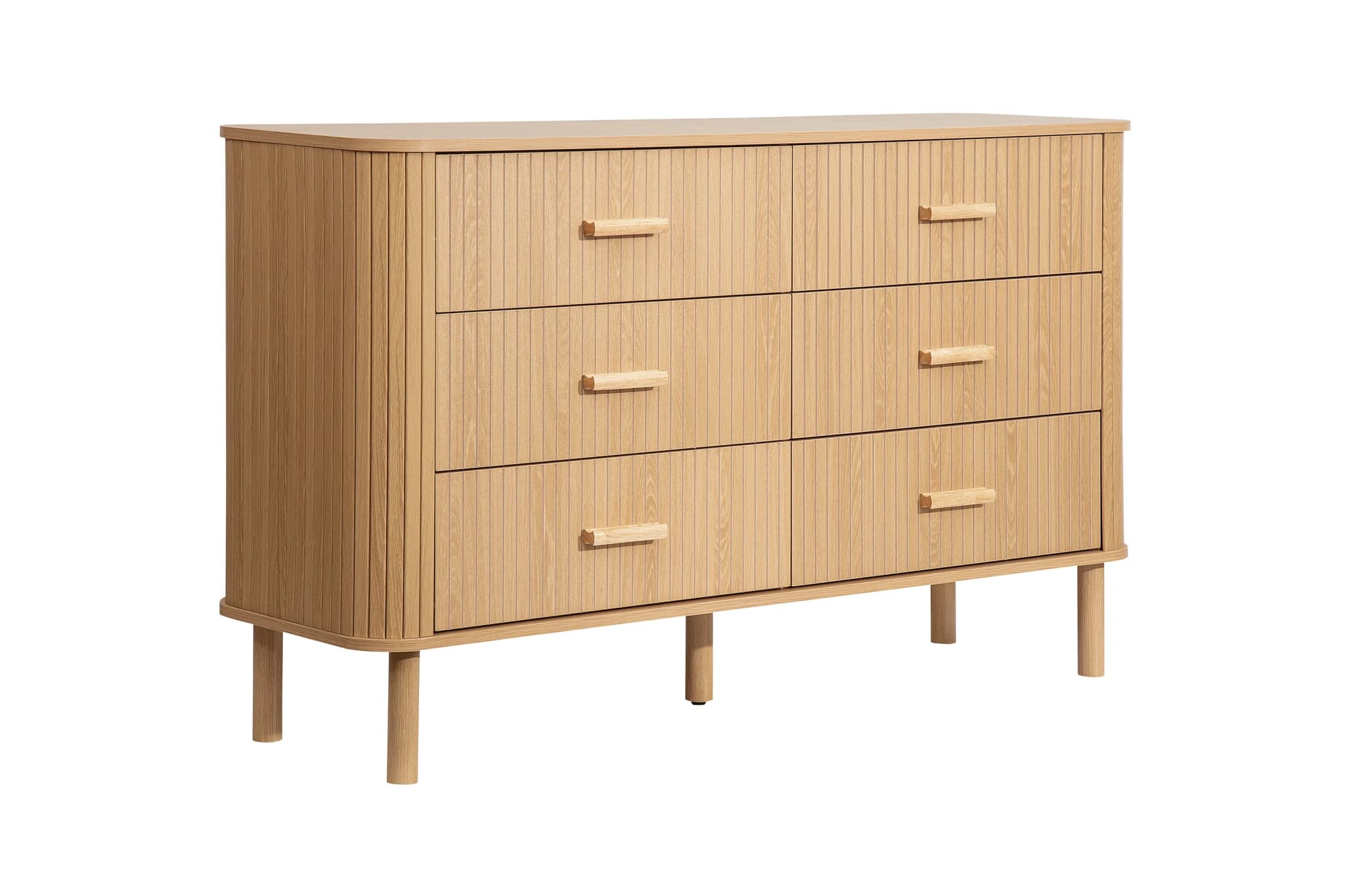 Axel 6 Drawer Fluted Chest - Chests of drawers, photo 3 of 10