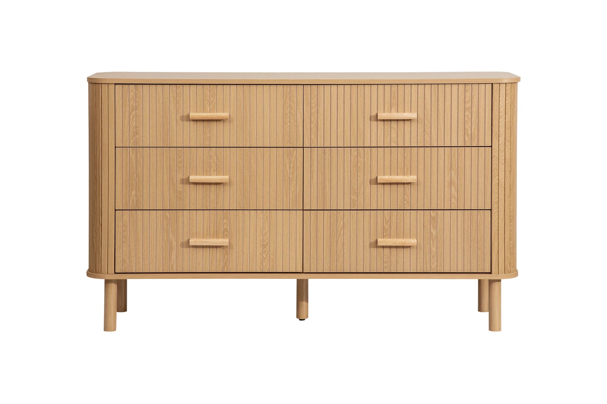 Axel 6 Drawer Fluted Chest - Chests of drawers, photo 5 of 10