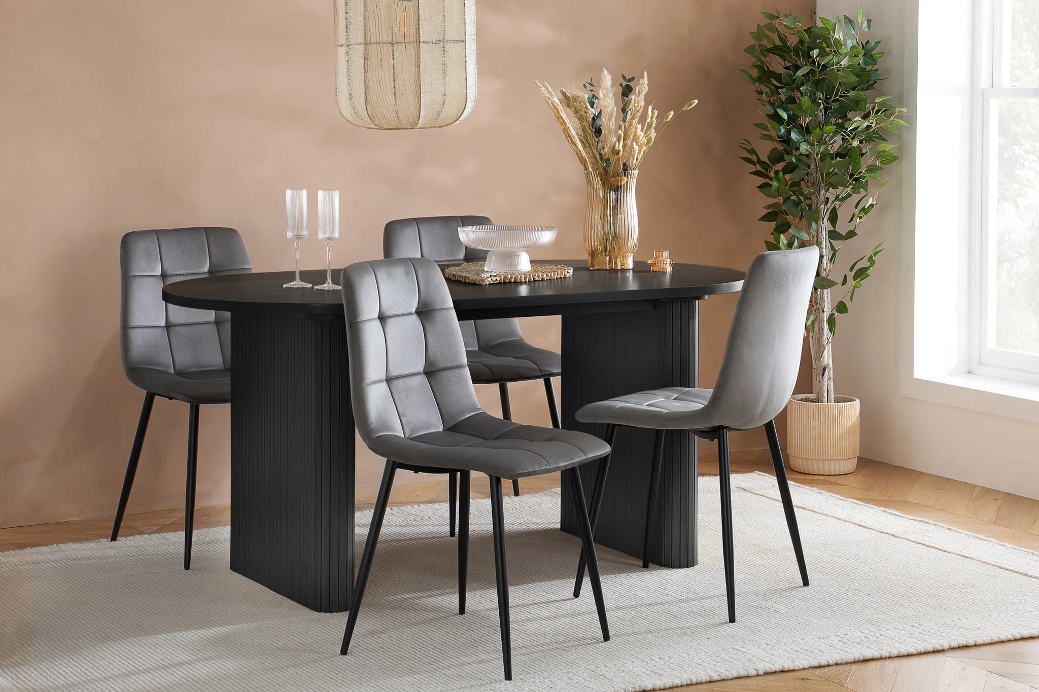 Axel Oval Fluted Dining Table - Dining tables, photo 8 of 10
