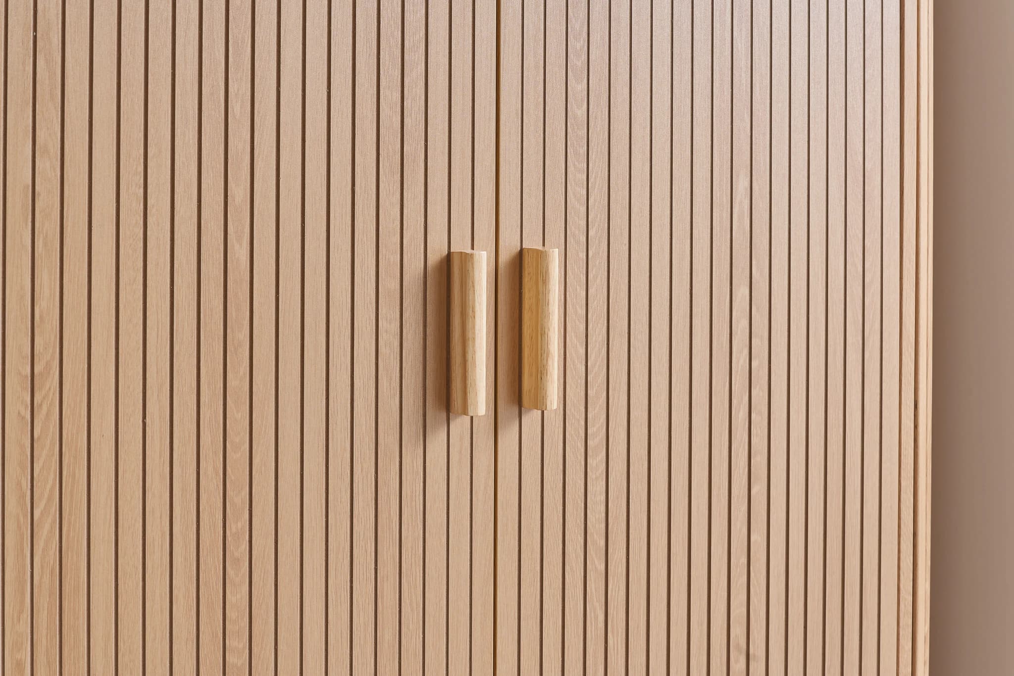 Axel 2 Door 1 Drawer Fluted Wardrobe - Wardrobes, photo 9 of 10
