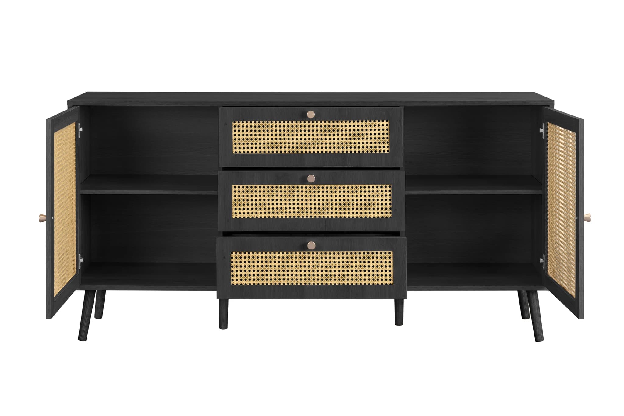 Croxley 2 Door 3 Drawer Sideboard - Sideboards, photo 6 of 10