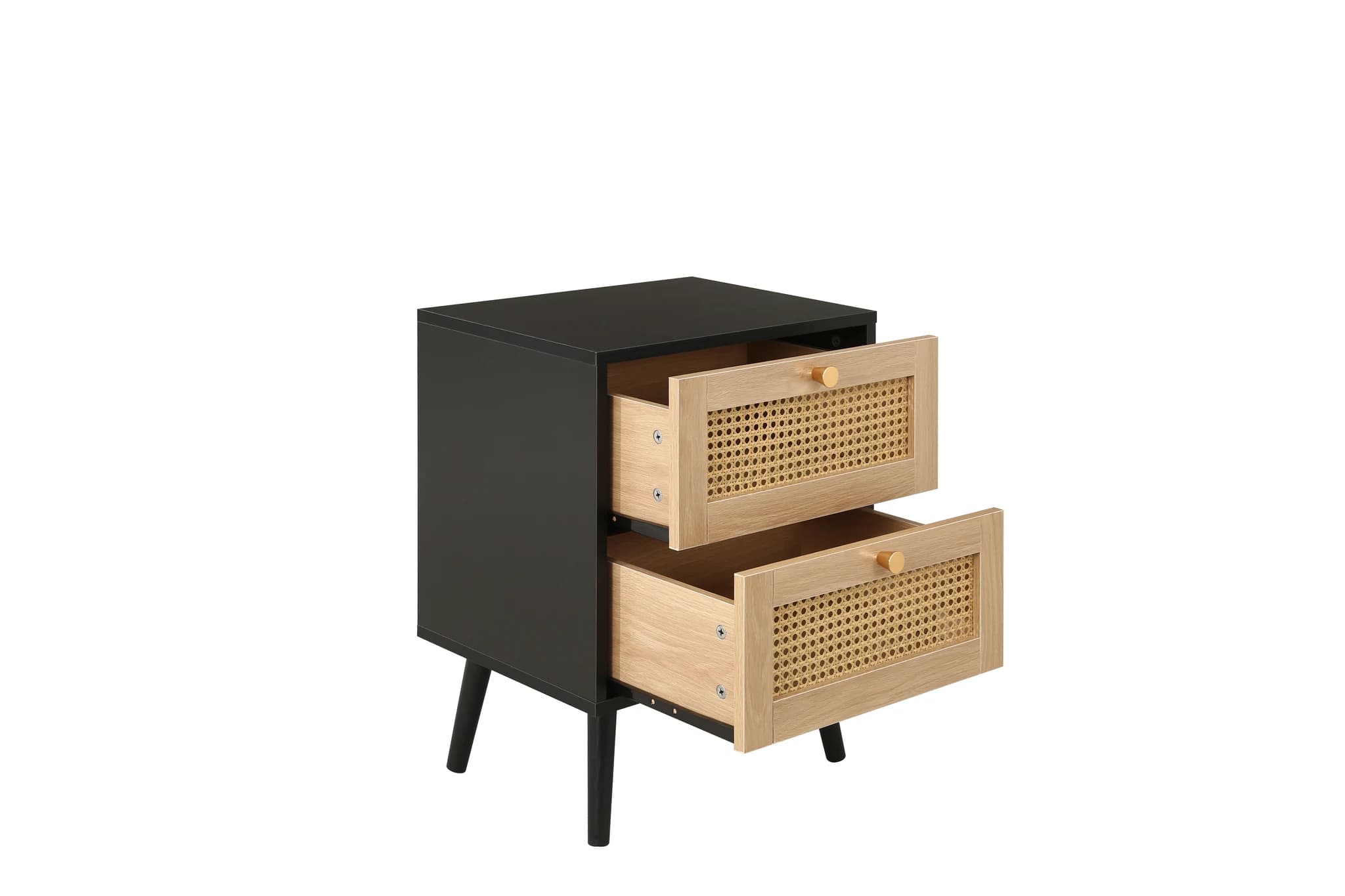 Croxley 2 Drawer Rattan Bedside - Bedside tables, photo 4 of 10