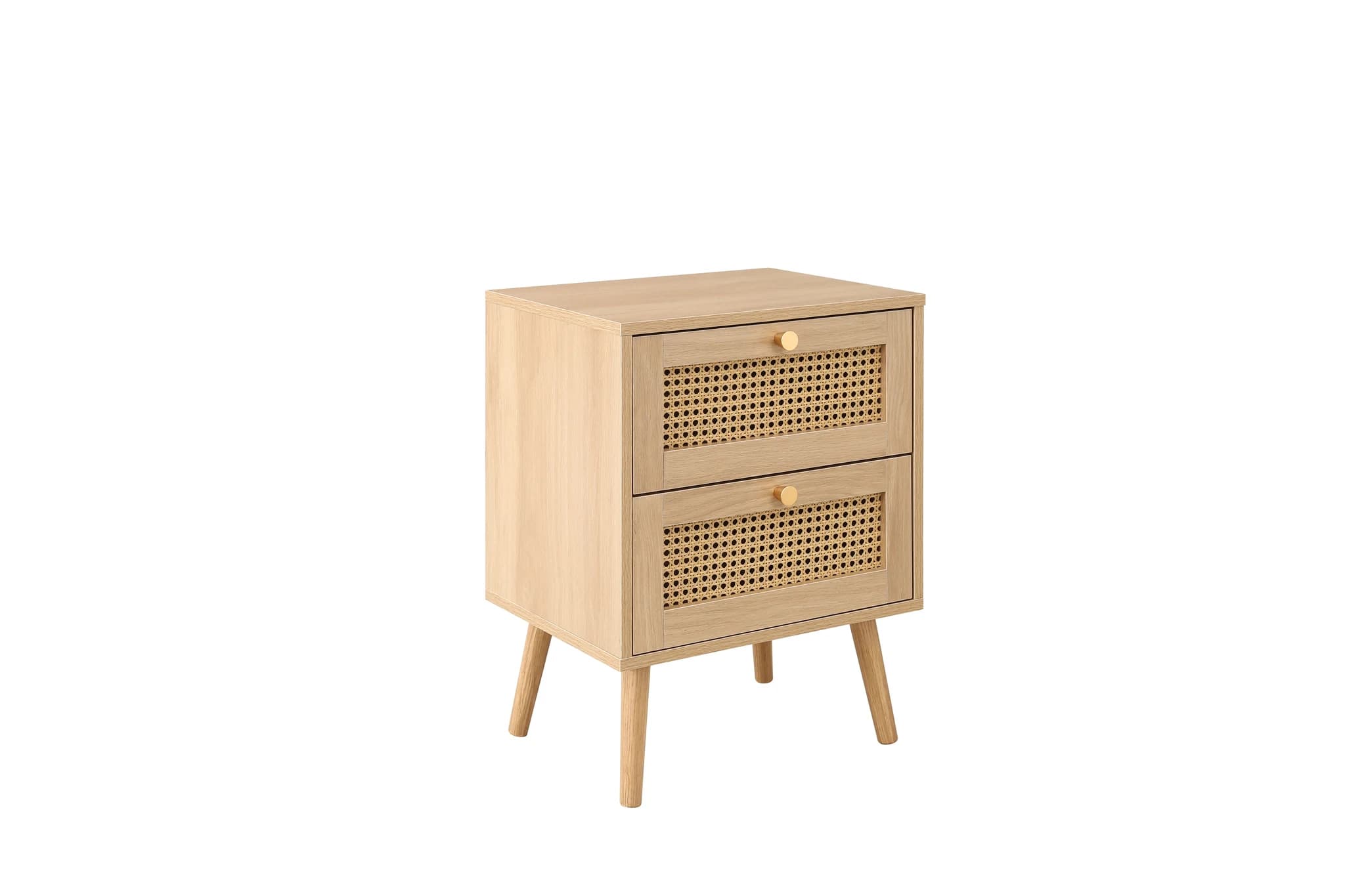 Croxley 2 Drawer Rattan Bedside - Bedside tables, photo 3 of 10