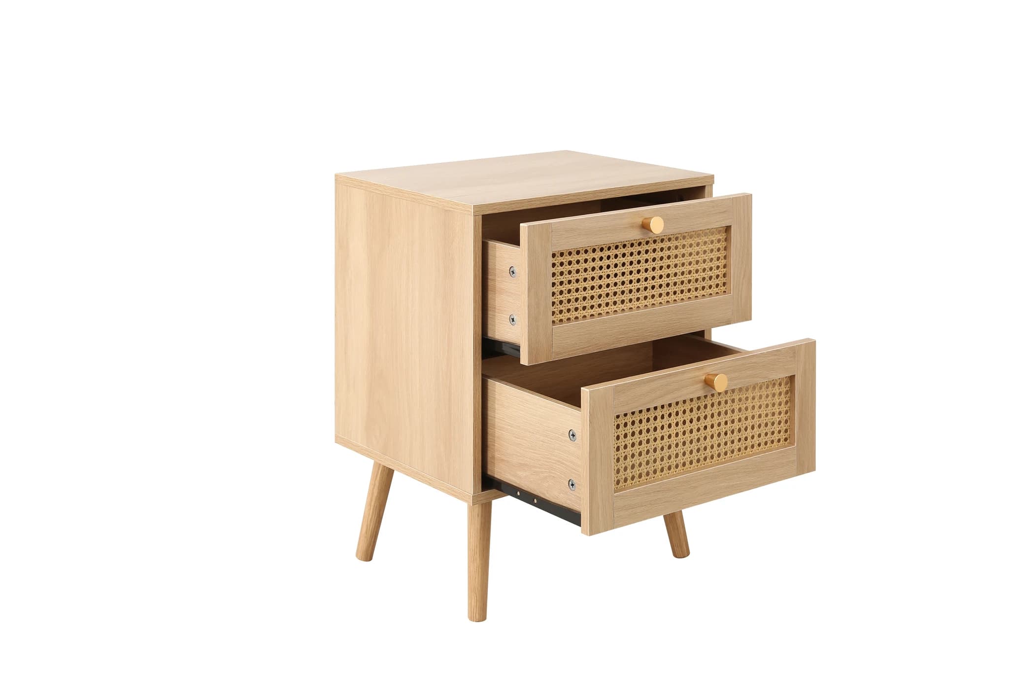 Croxley 2 Drawer Rattan Bedside - Bedside tables, photo 4 of 10
