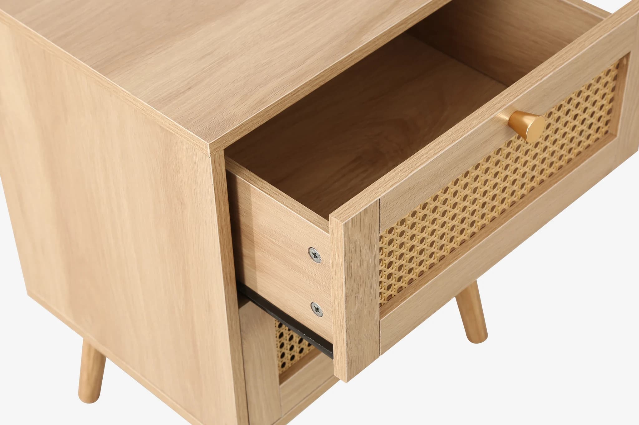 Croxley 2 Drawer Rattan Bedside - Bedside tables, photo 10 of 10