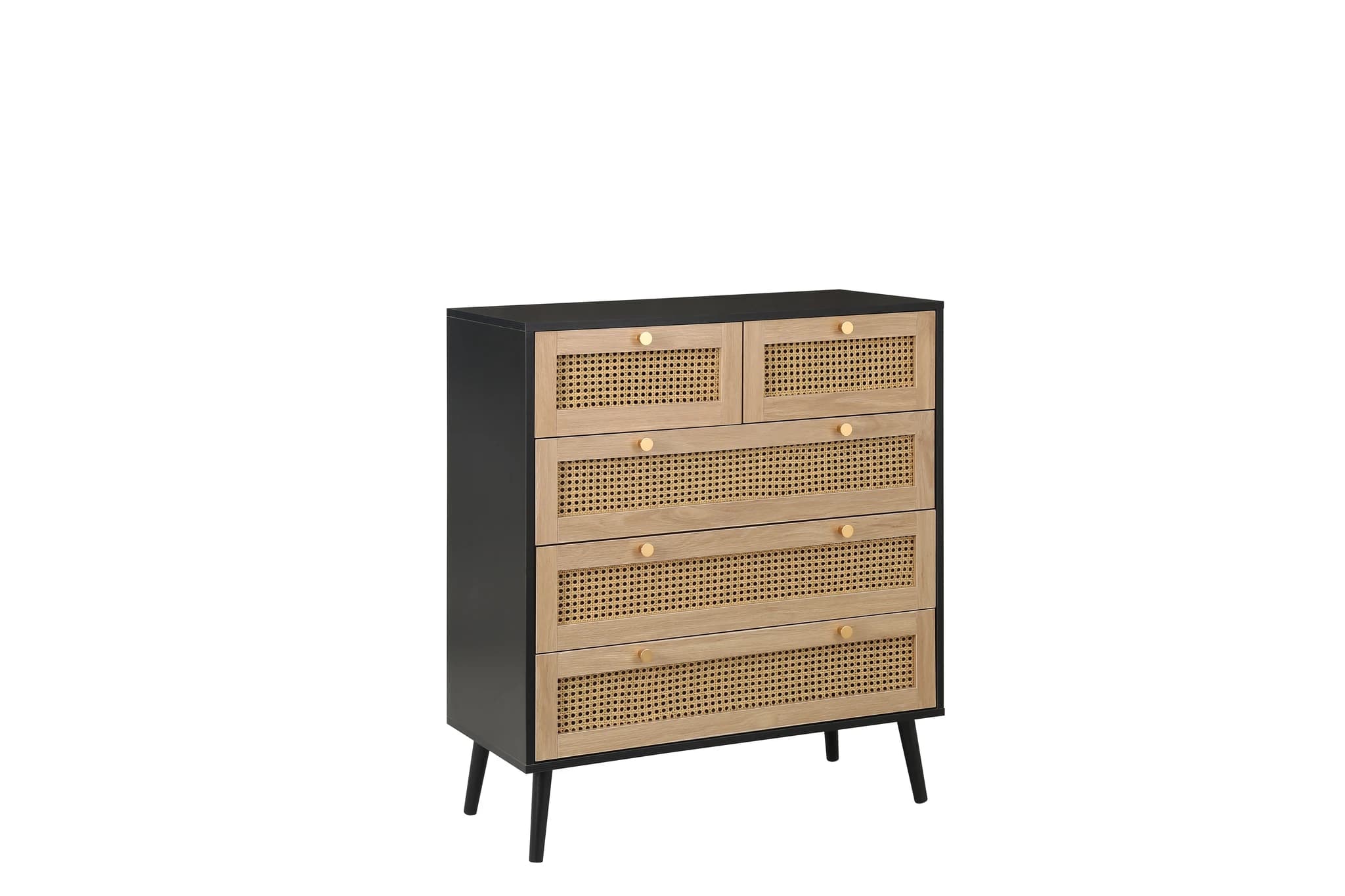 Croxley 5 Drawer Rattan Chest - Chests of drawers, photo 3 of 10