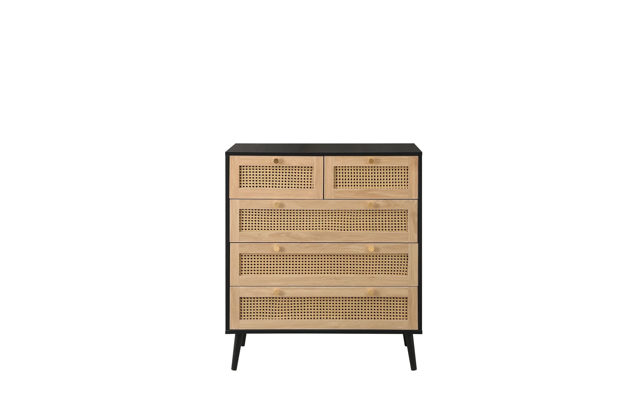 Croxley 5 Drawer Rattan Chest - Chests of drawers, photo 5 of 10