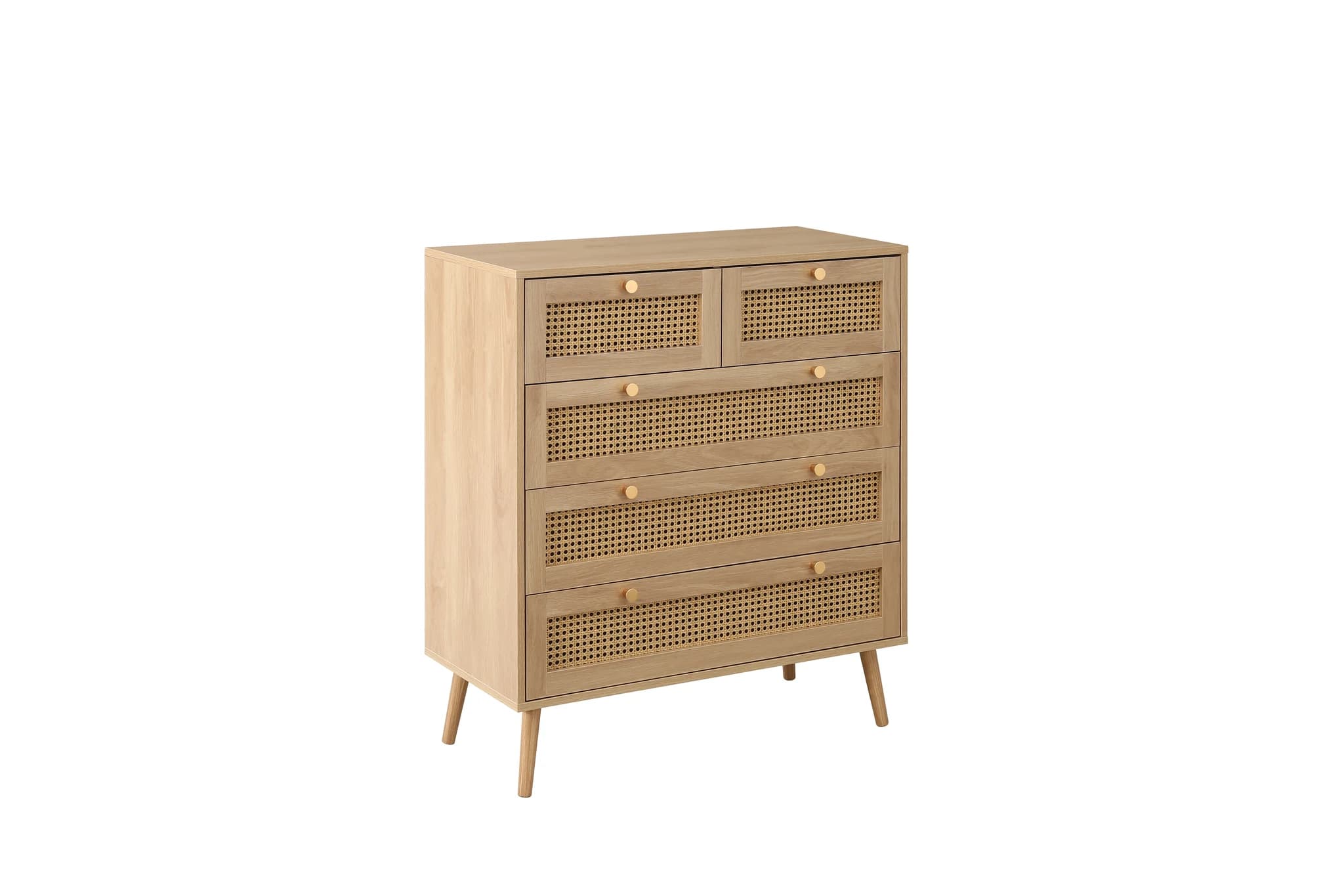 Croxley 5 Drawer Rattan Chest - Chests of drawers, photo 3 of 10