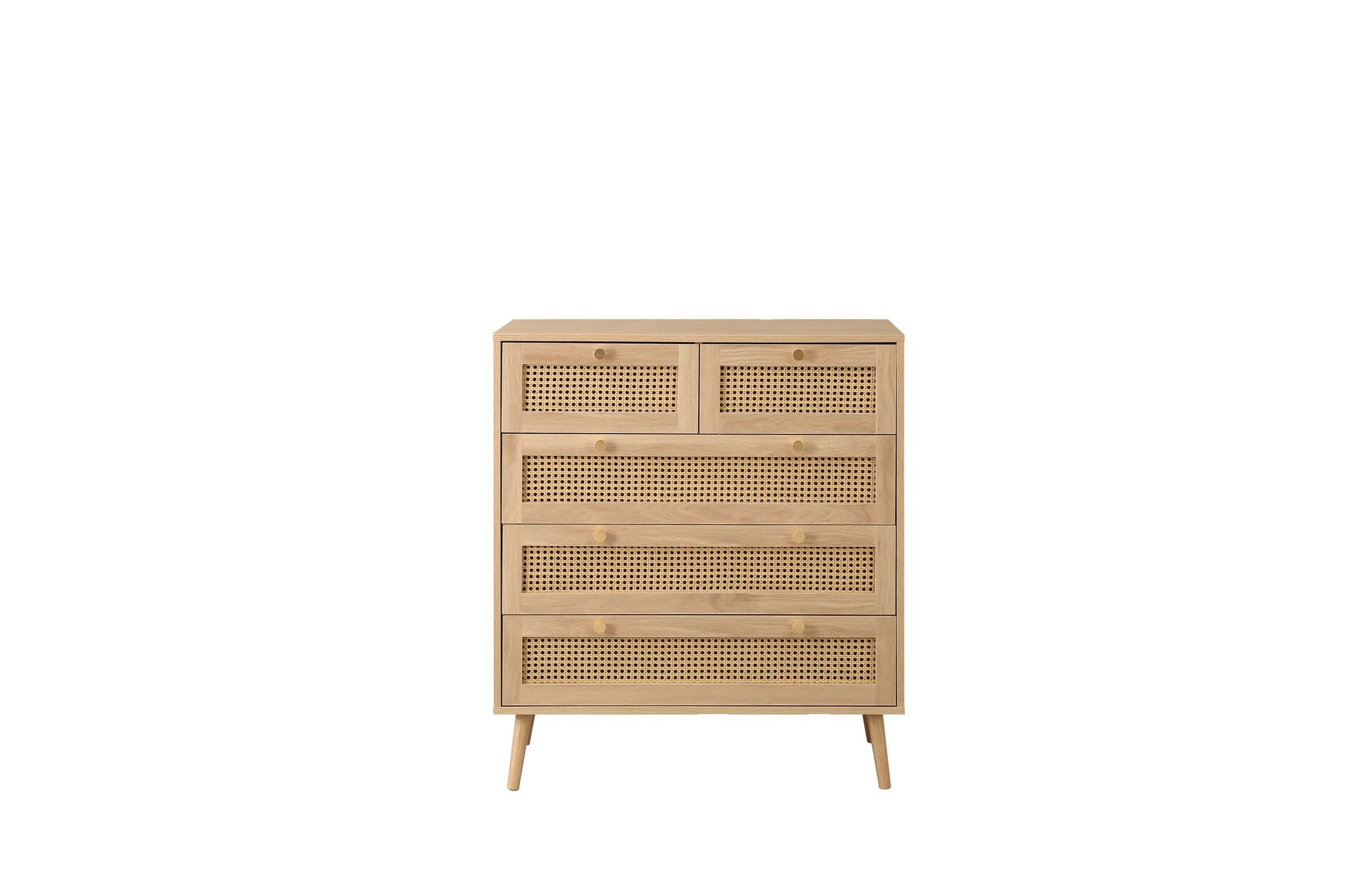 Croxley 5 Drawer Rattan Chest - Chests of drawers, photo 5 of 10