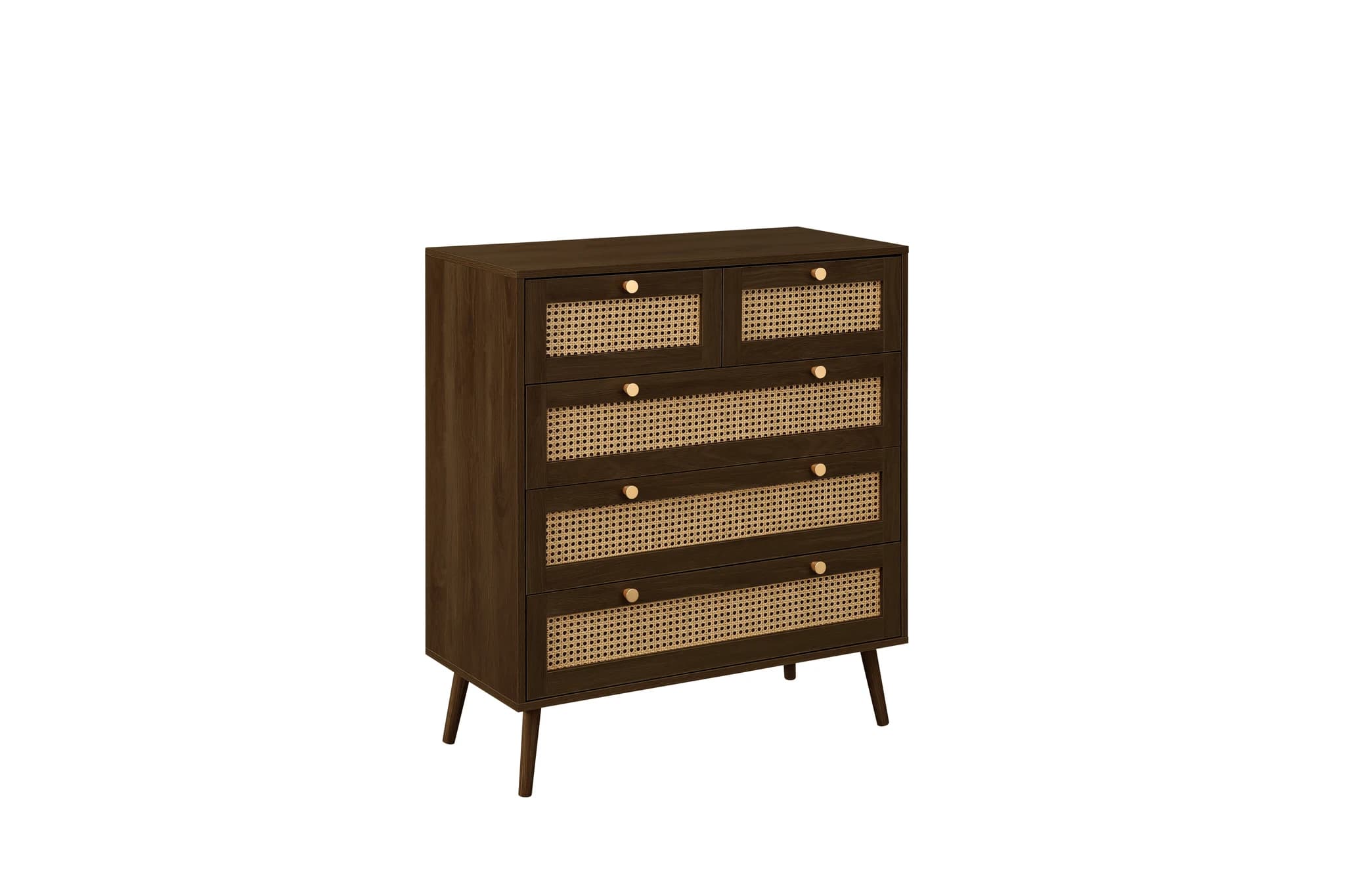 Croxley 5 Drawer Rattan Chest - Chests of drawers, photo 3 of 10
