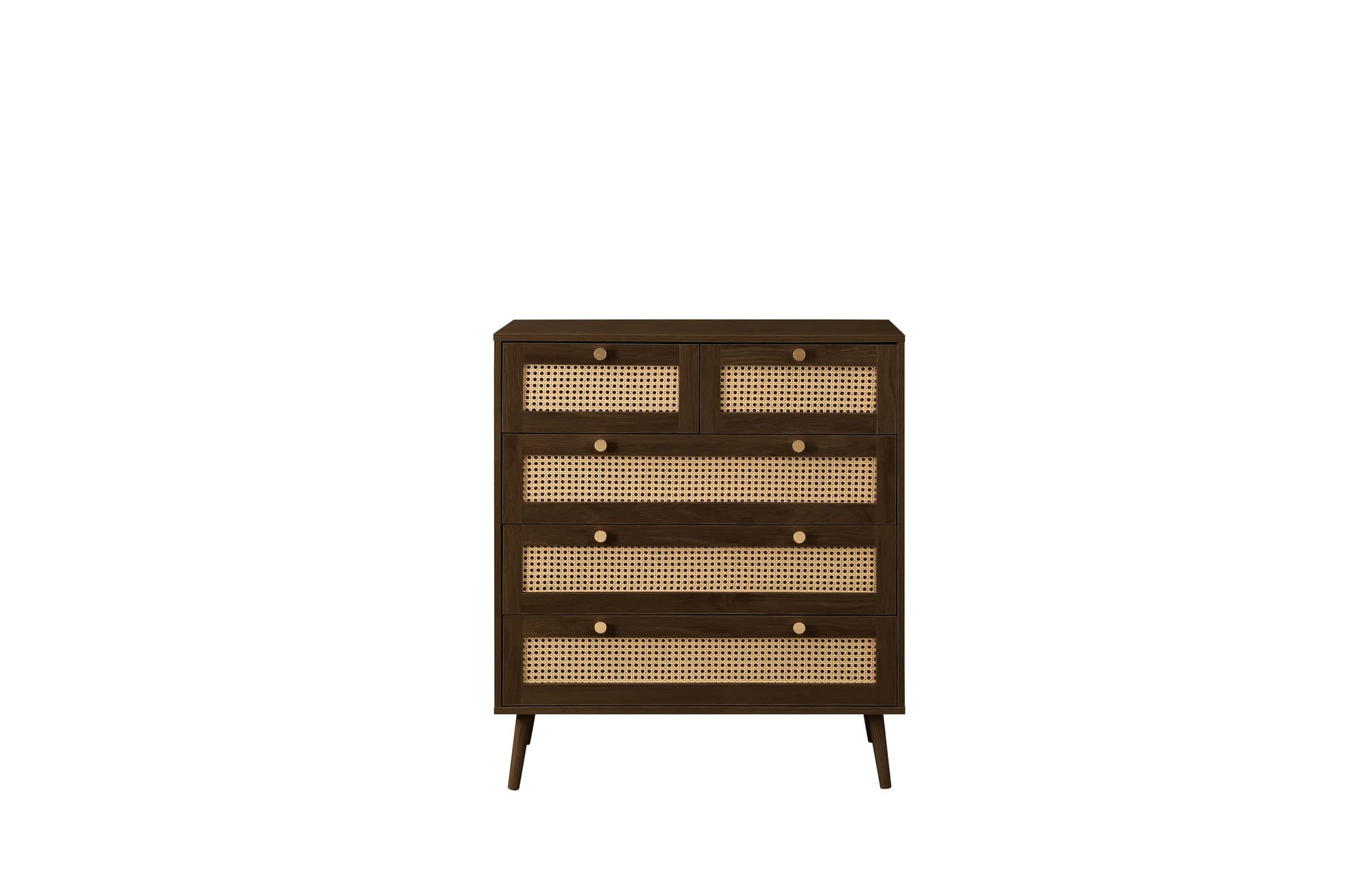 Croxley 5 Drawer Rattan Chest - Chests of drawers, photo 4 of 10