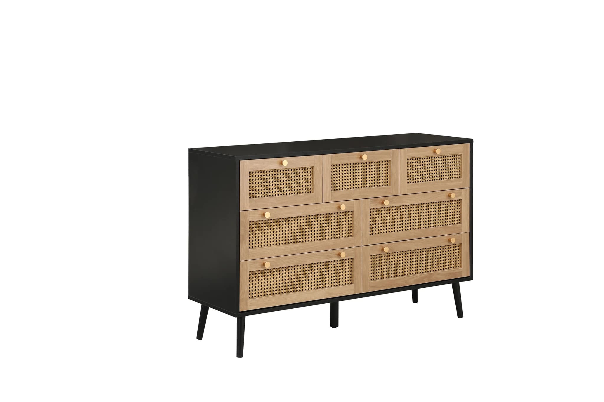 Croxley 7 Drawer Rattan Chest - Chests of drawers, photo 3 of 10