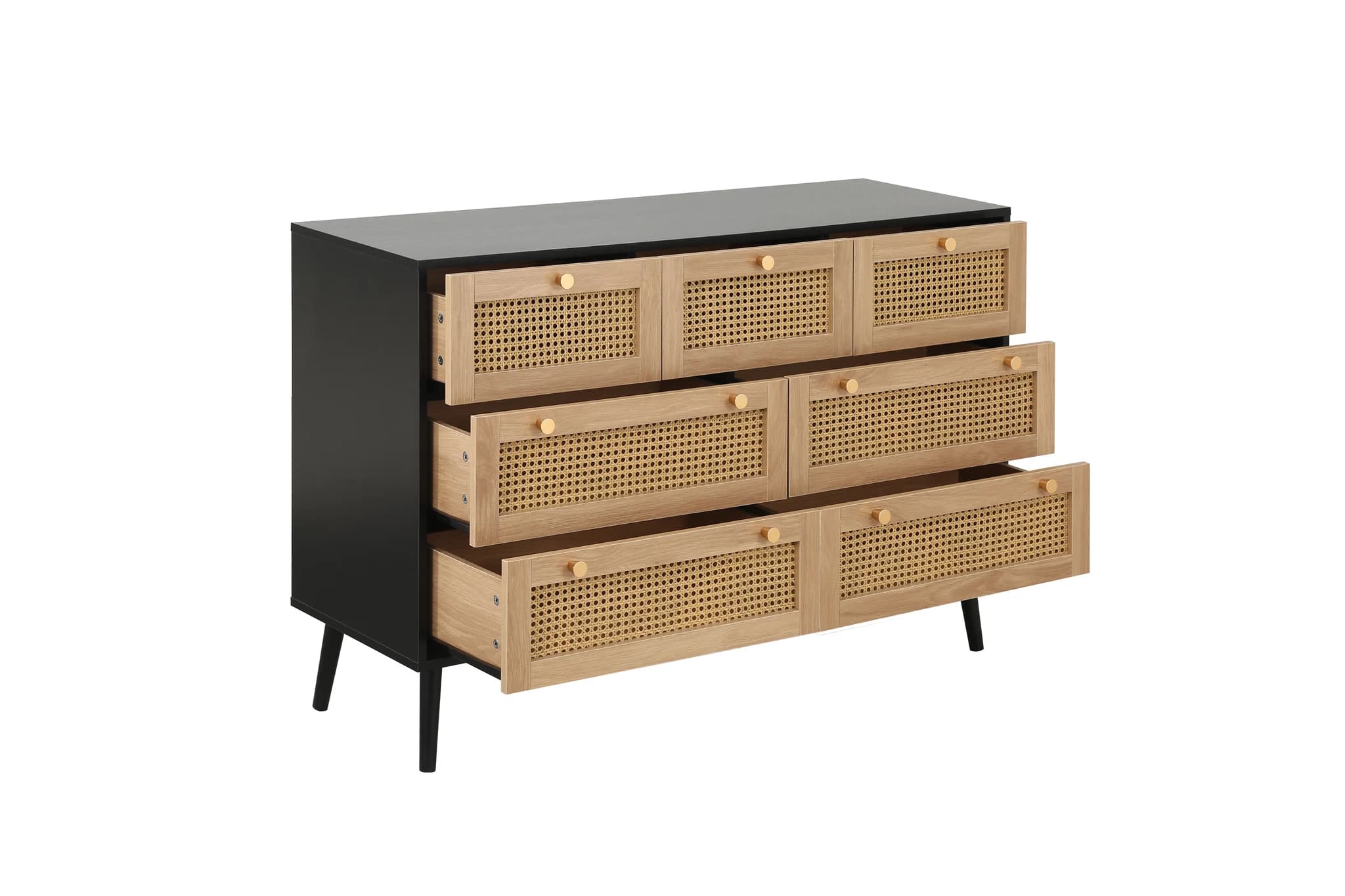 Croxley 7 Drawer Rattan Chest - Chests of drawers, photo 4 of 10