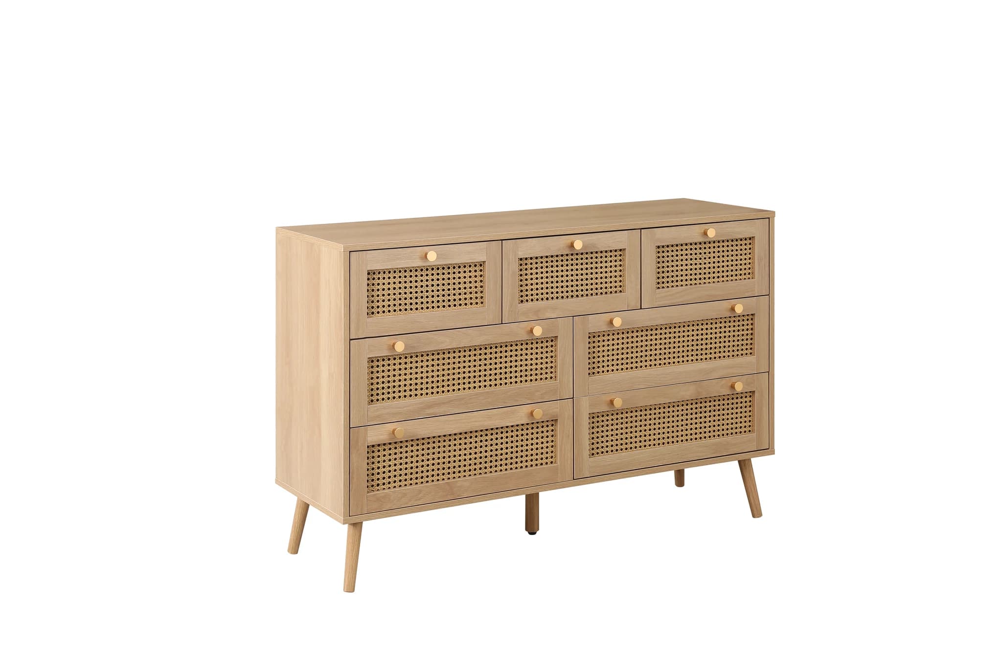 Croxley 7 Drawer Rattan Chest - Chests of drawers, photo 3 of 10