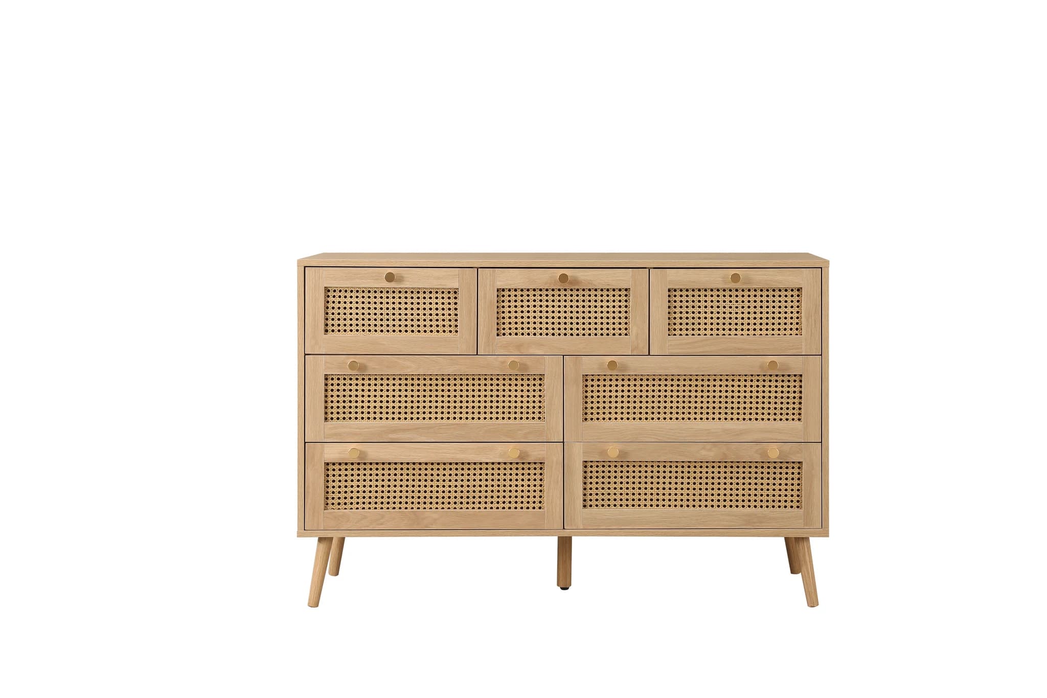 Croxley 7 Drawer Rattan Chest - Chests of drawers, photo 5 of 10
