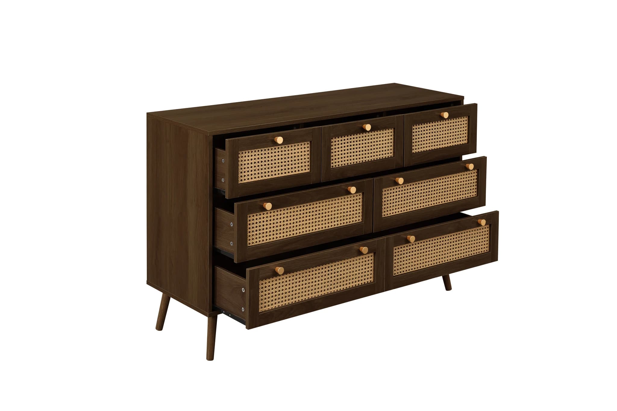 Croxley 7 Drawer Rattan Chest - Chests of drawers, photo 5 of 10
