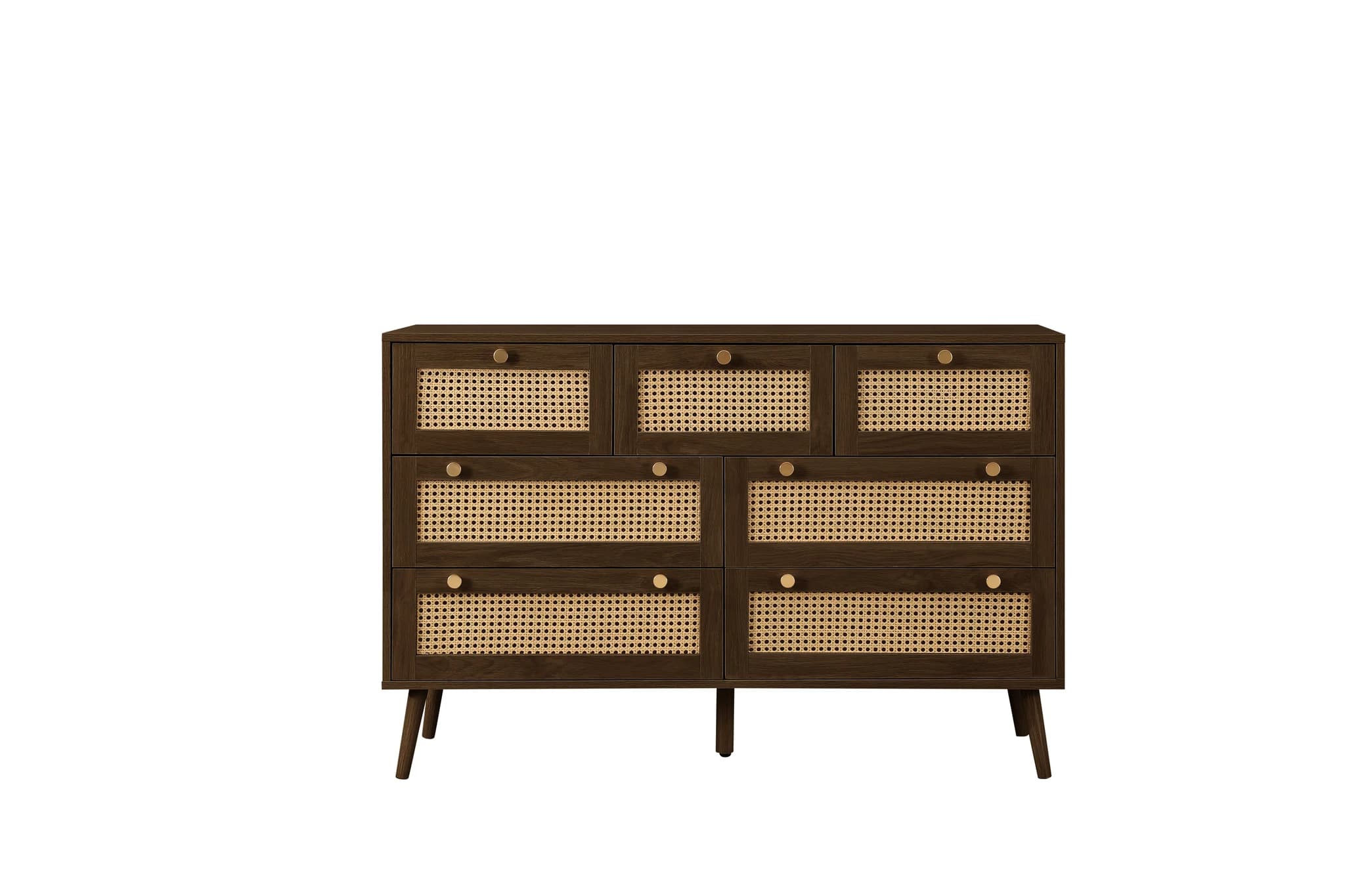 Croxley 7 Drawer Rattan Chest - Chests of drawers, photo 4 of 10