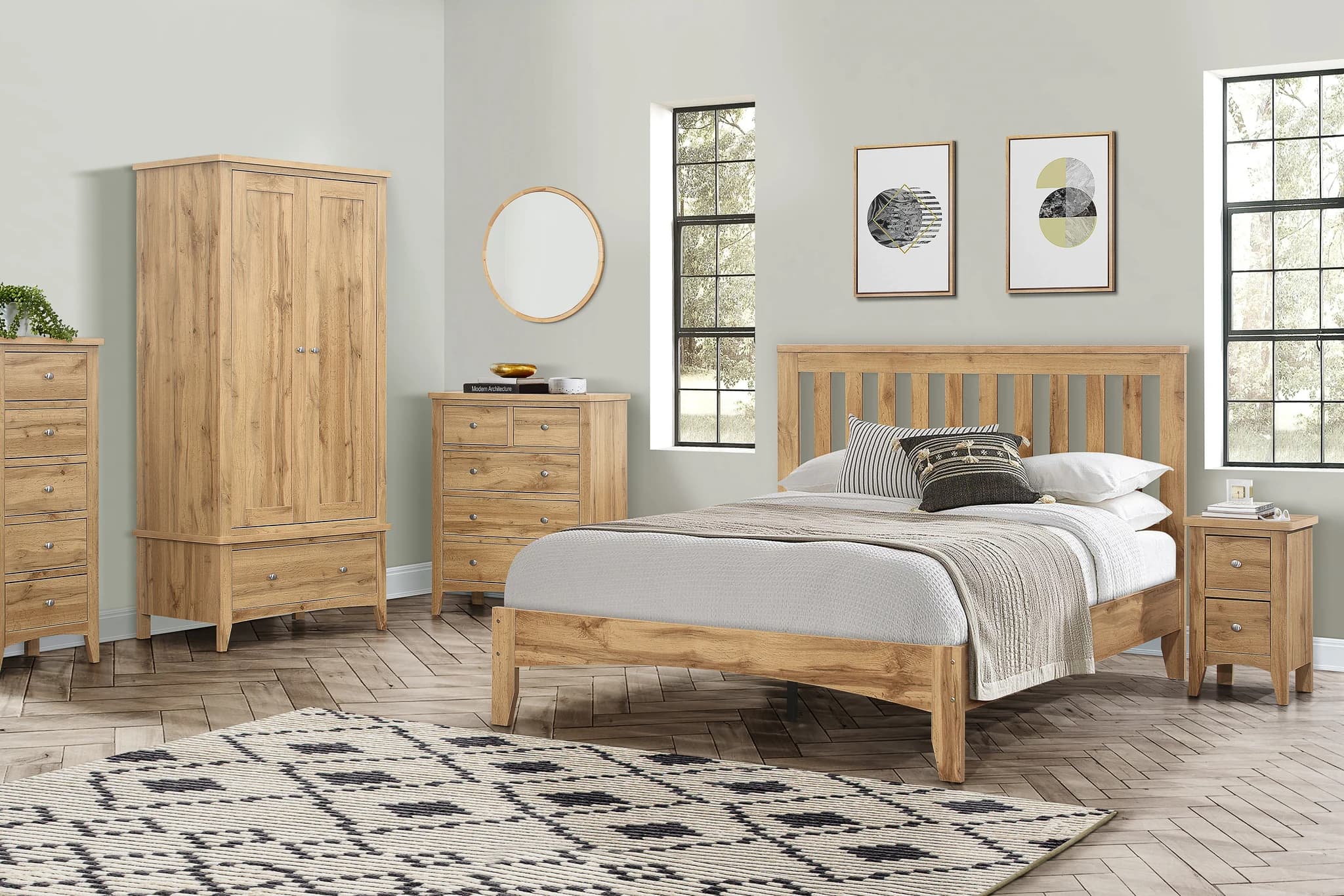 Hampstead 2 Drawer Bedside - Bedside tables, photo 8 of 10