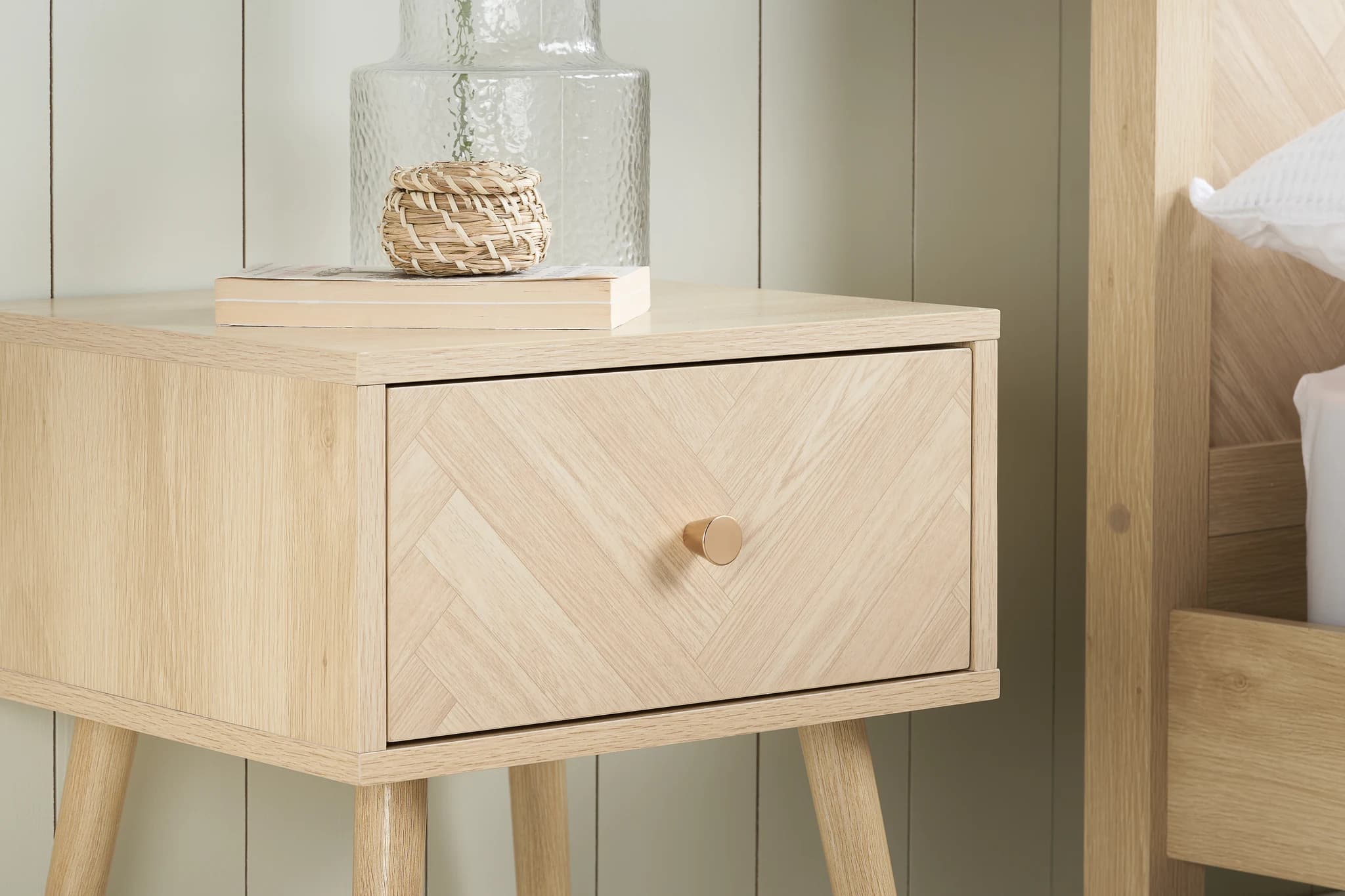 Herringford 1 Drawer Bedside - Bedside tables, photo 8 of 10