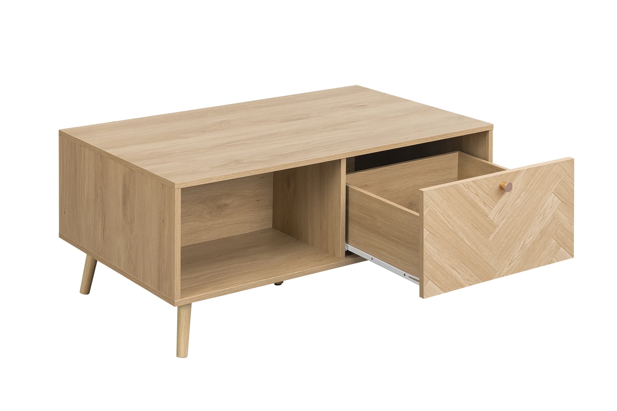 Herringford 1 Drawer Coffee Table - Coffee tables, photo 4 of 10
