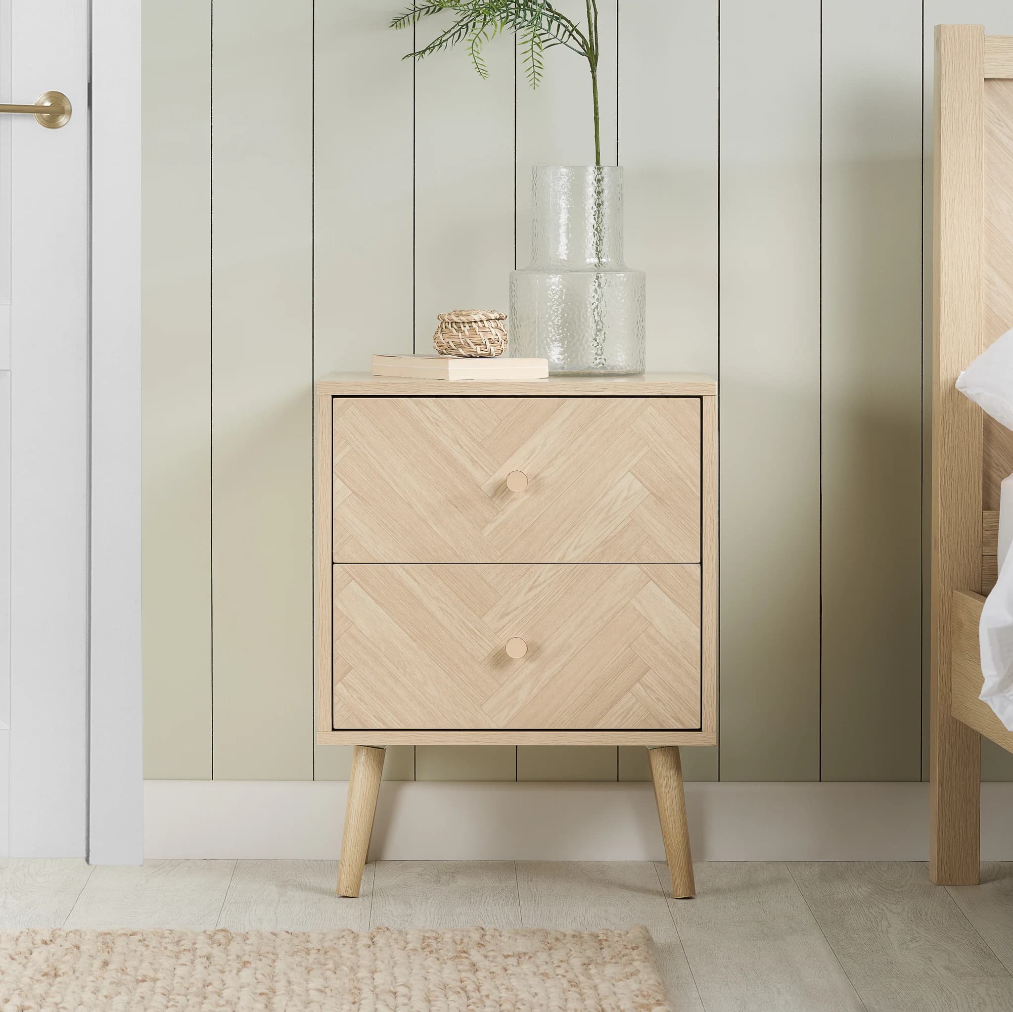 Herringford 2 Drawer Bedside - Bedside tables, photo 10 of 10