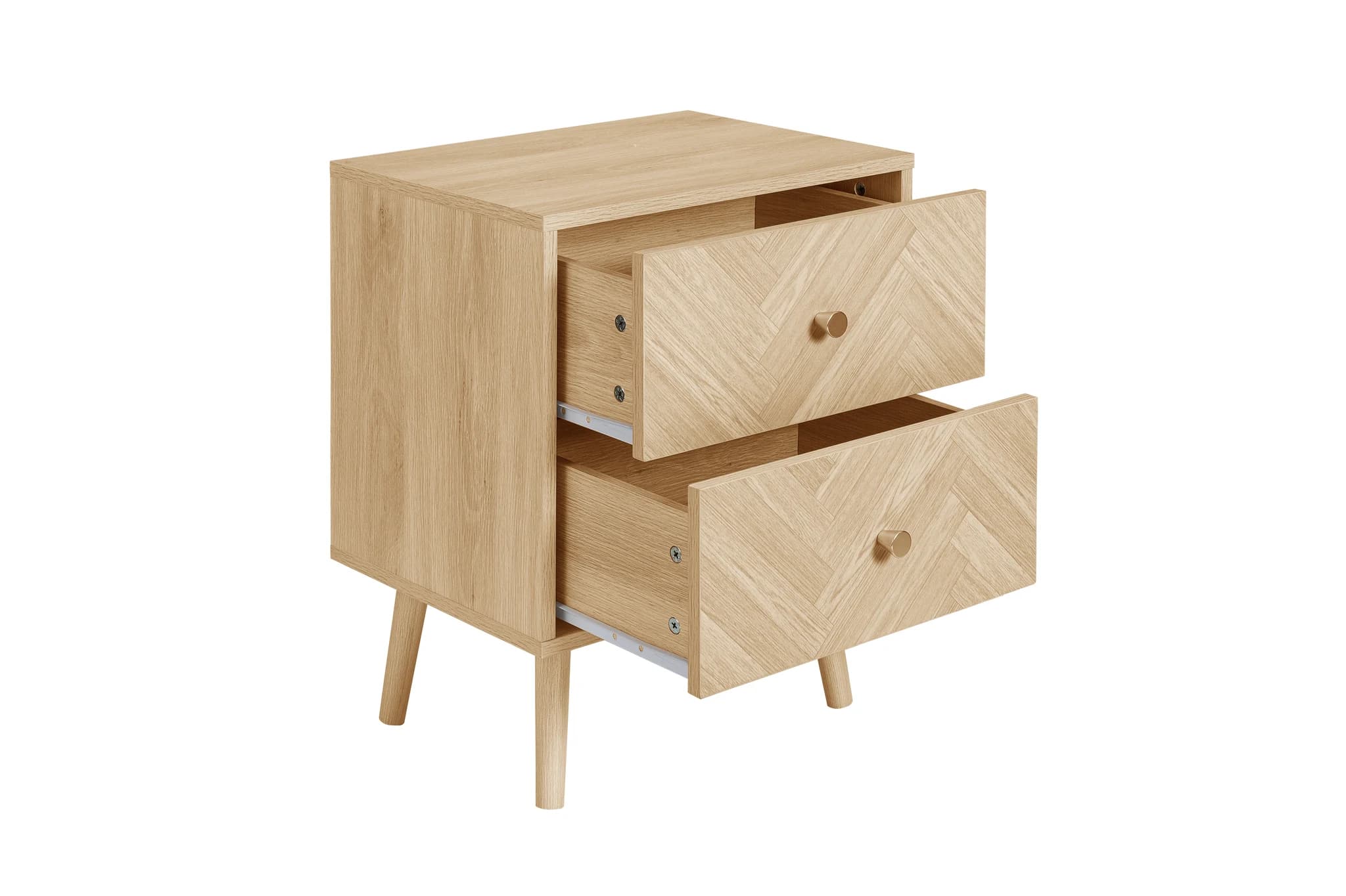 Herringford 2 Drawer Bedside - Bedside tables, photo 3 of 10