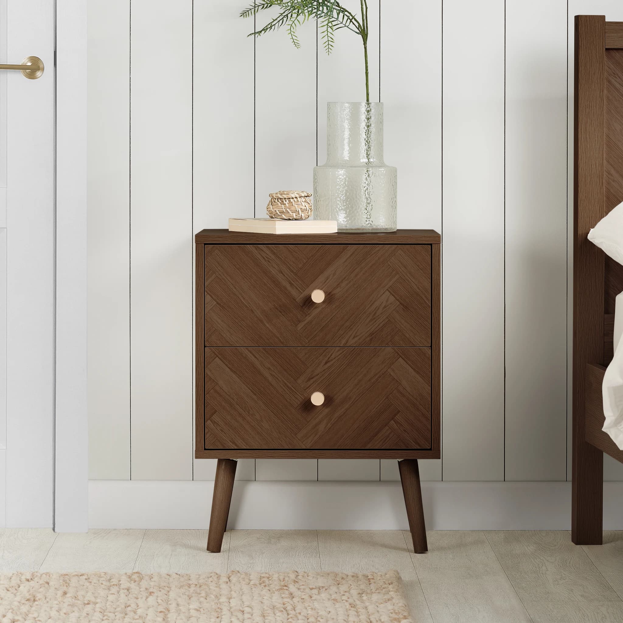 Herringford 2 Drawer Bedside - Bedside tables, photo 10 of 10