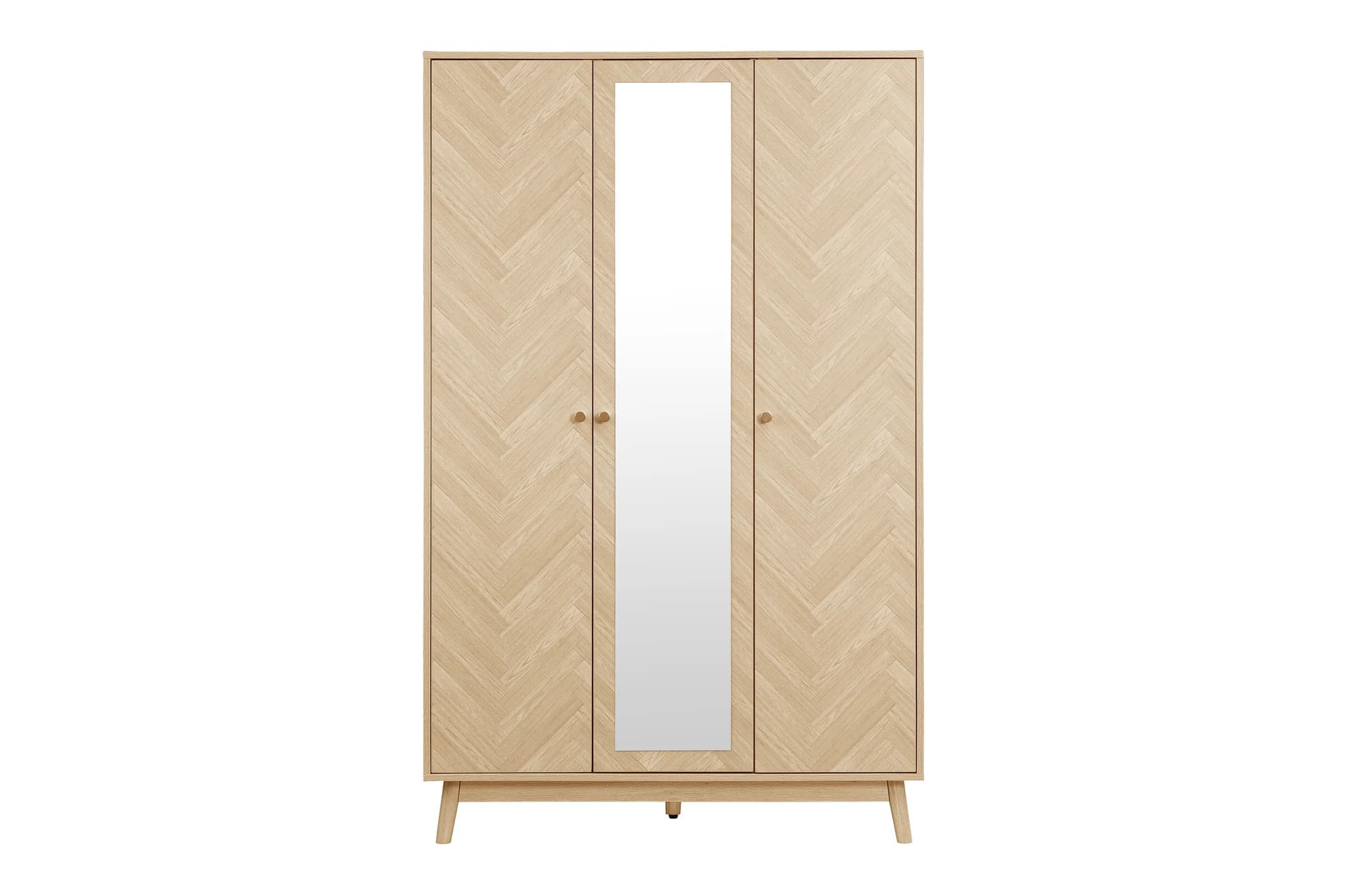 Herringford 3 Door Wardrobe With Mirror - Wardrobes, photo 4 of 10