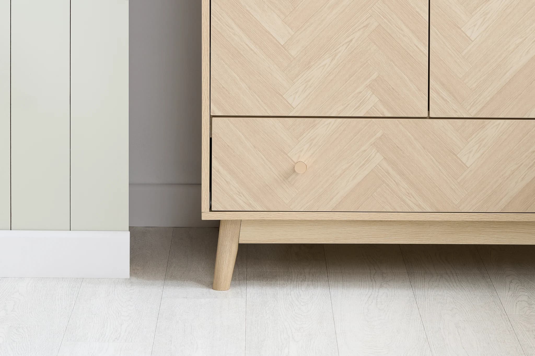 Herringford 2 Door 1 Drawer Wardrobe - Wardrobes, photo 8 of 10